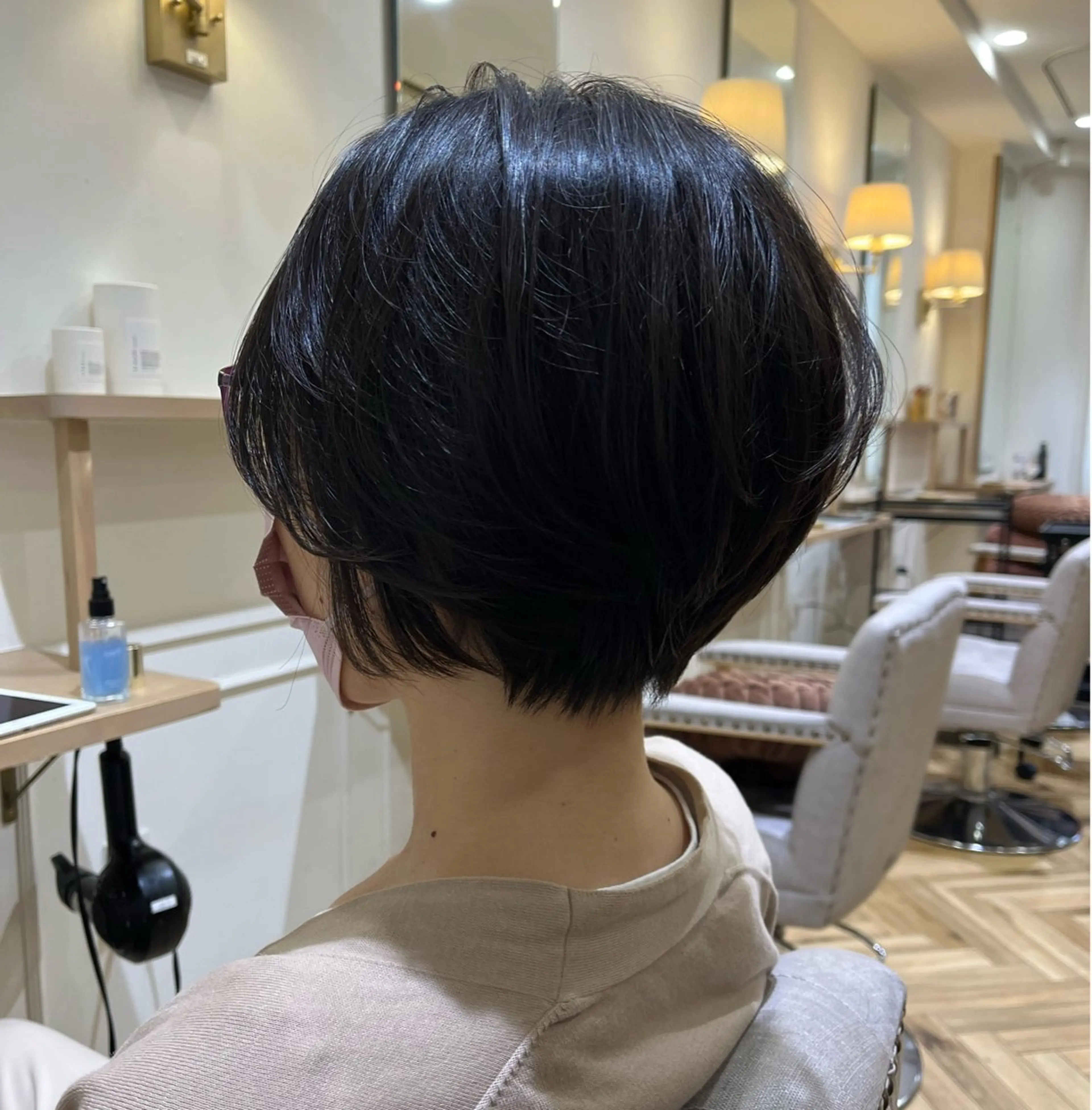 ショート カット ヘアカラー 韓国ﾍｱ&ｼｮｰﾄ ボブ💜桑原のヘアスタイル