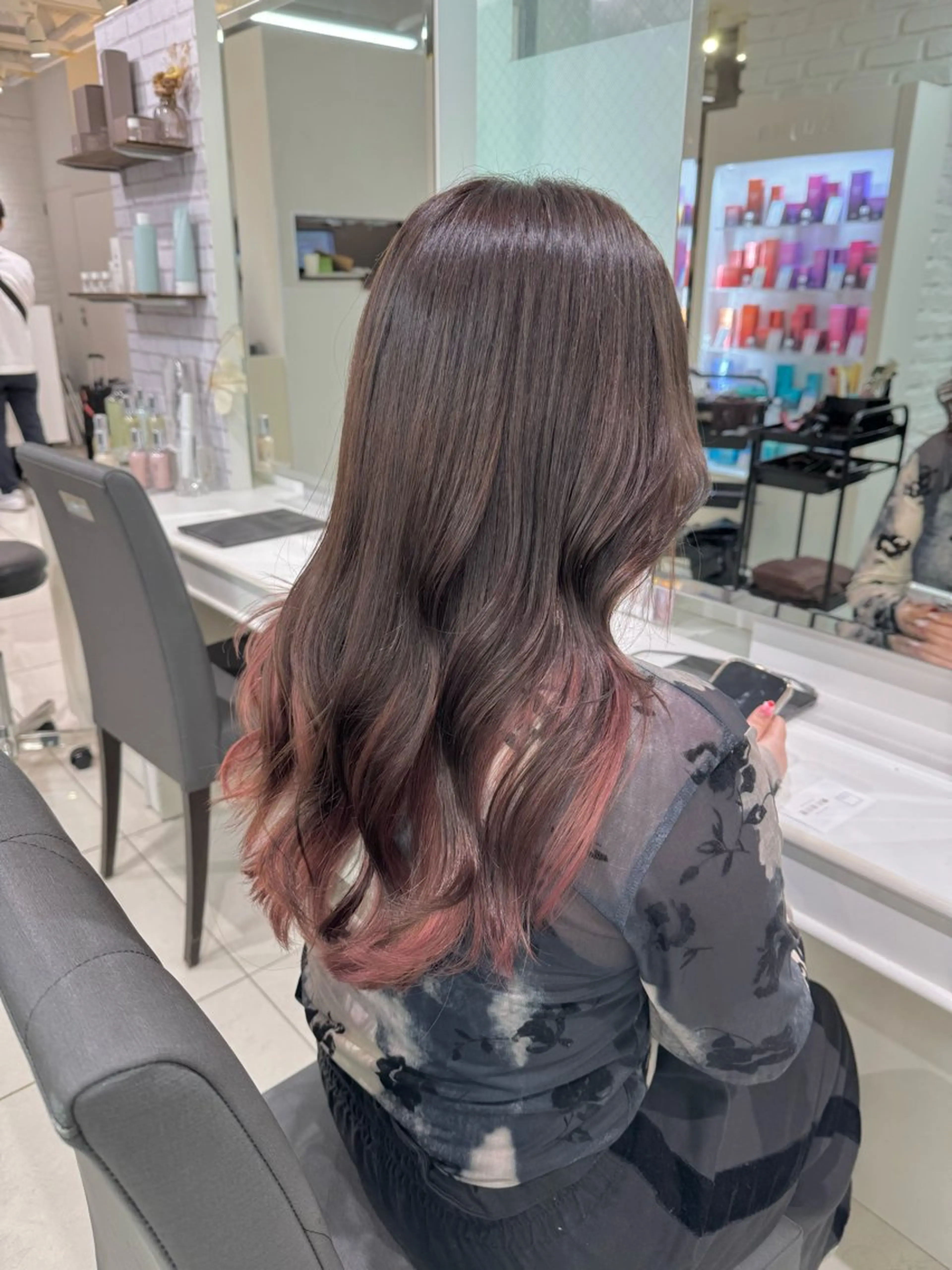 ロング カラー カット ヘアカラー トリートメント 【予防美容特化】 kasumi🌷🌷のヘアスタイル