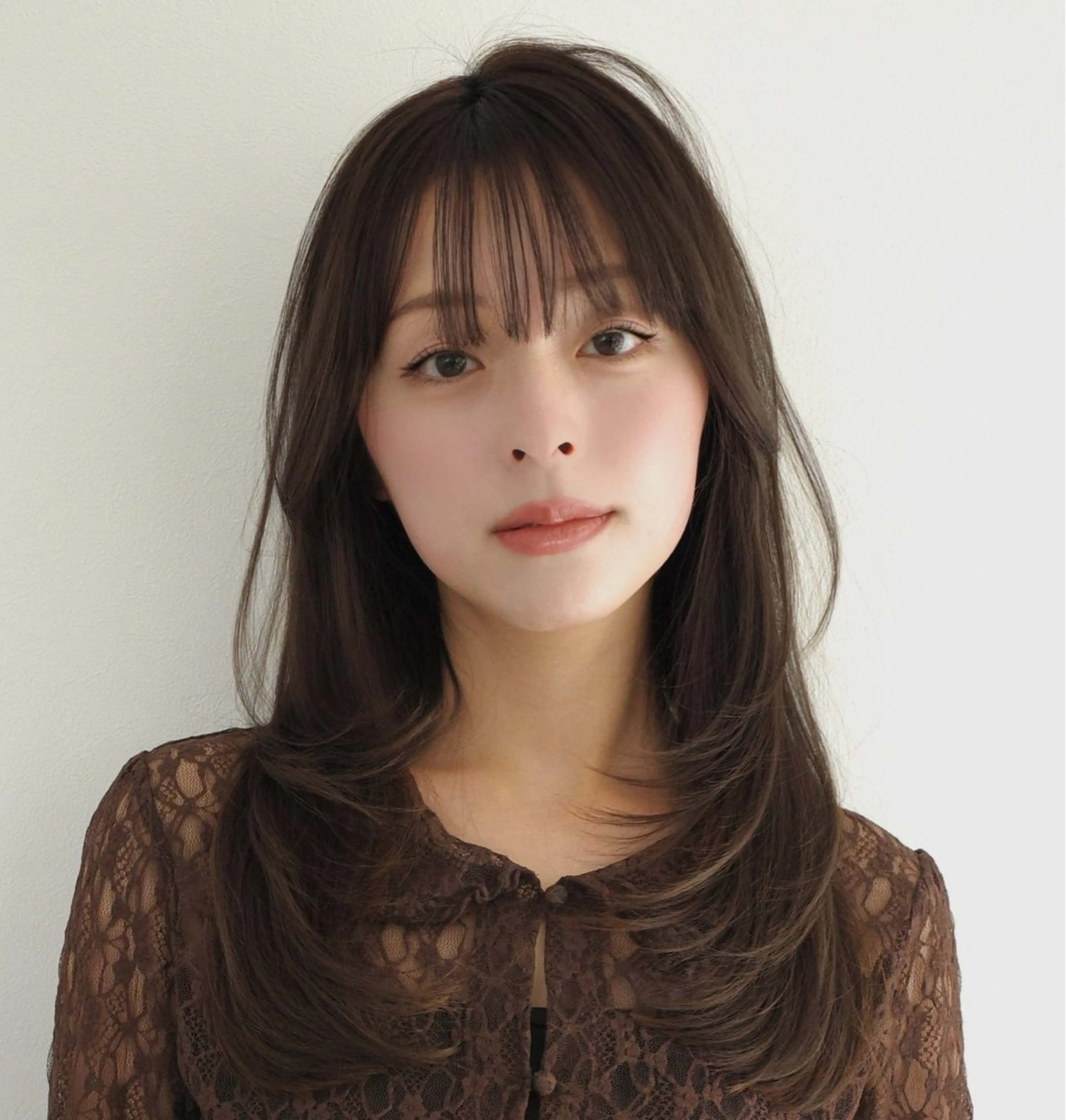 ロング カラー ヘアカラー トリートメント ヘアセット グレージュ/ベージュ /経堂/sana🌱のヘアスタイル