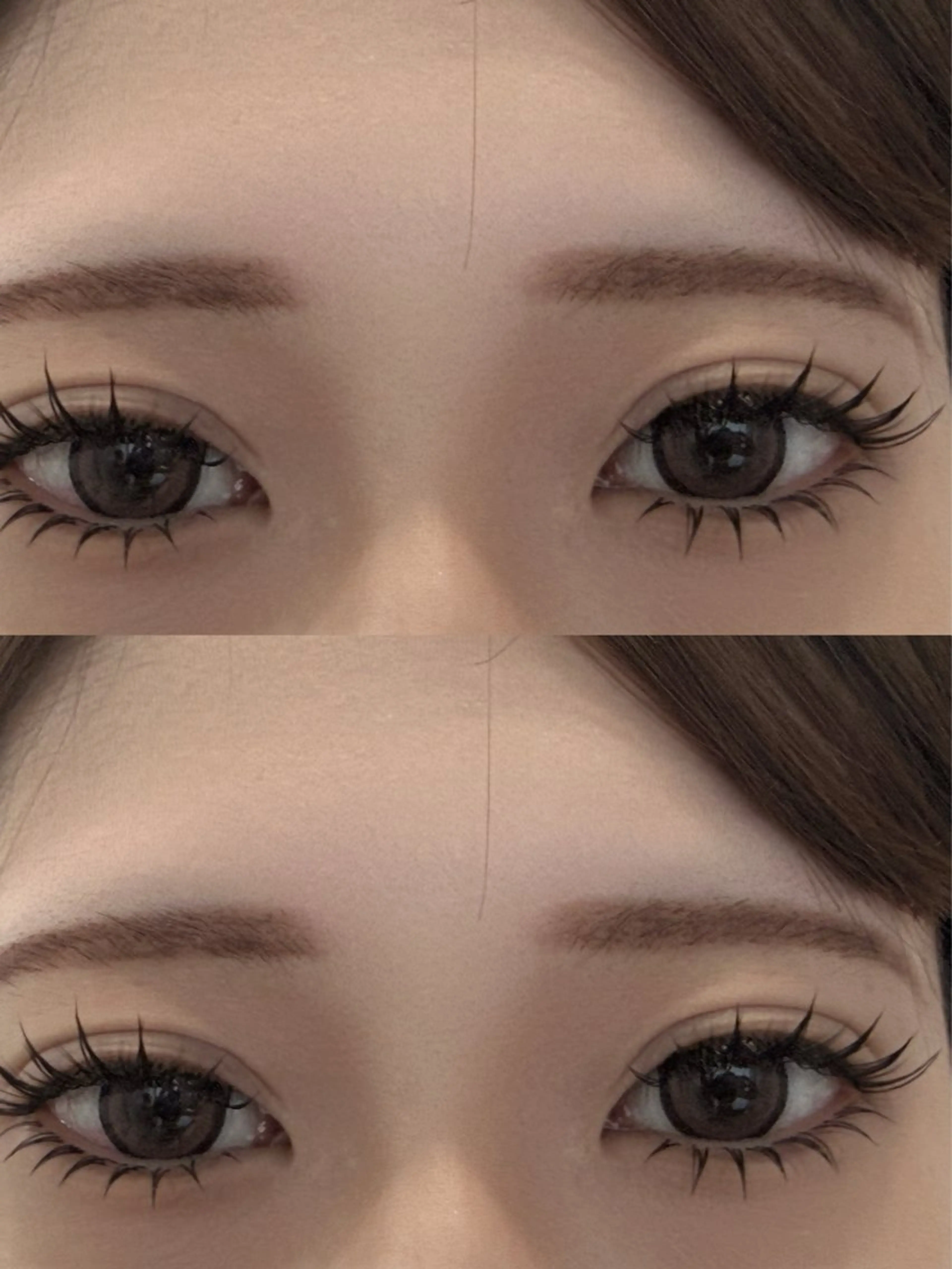 マツエク・マツパ 付け放題 バインドロック カラーマツエク フラットラッシュ 韓国風マツエク W Salon アイラッシュのマツエク・マツパデザイン