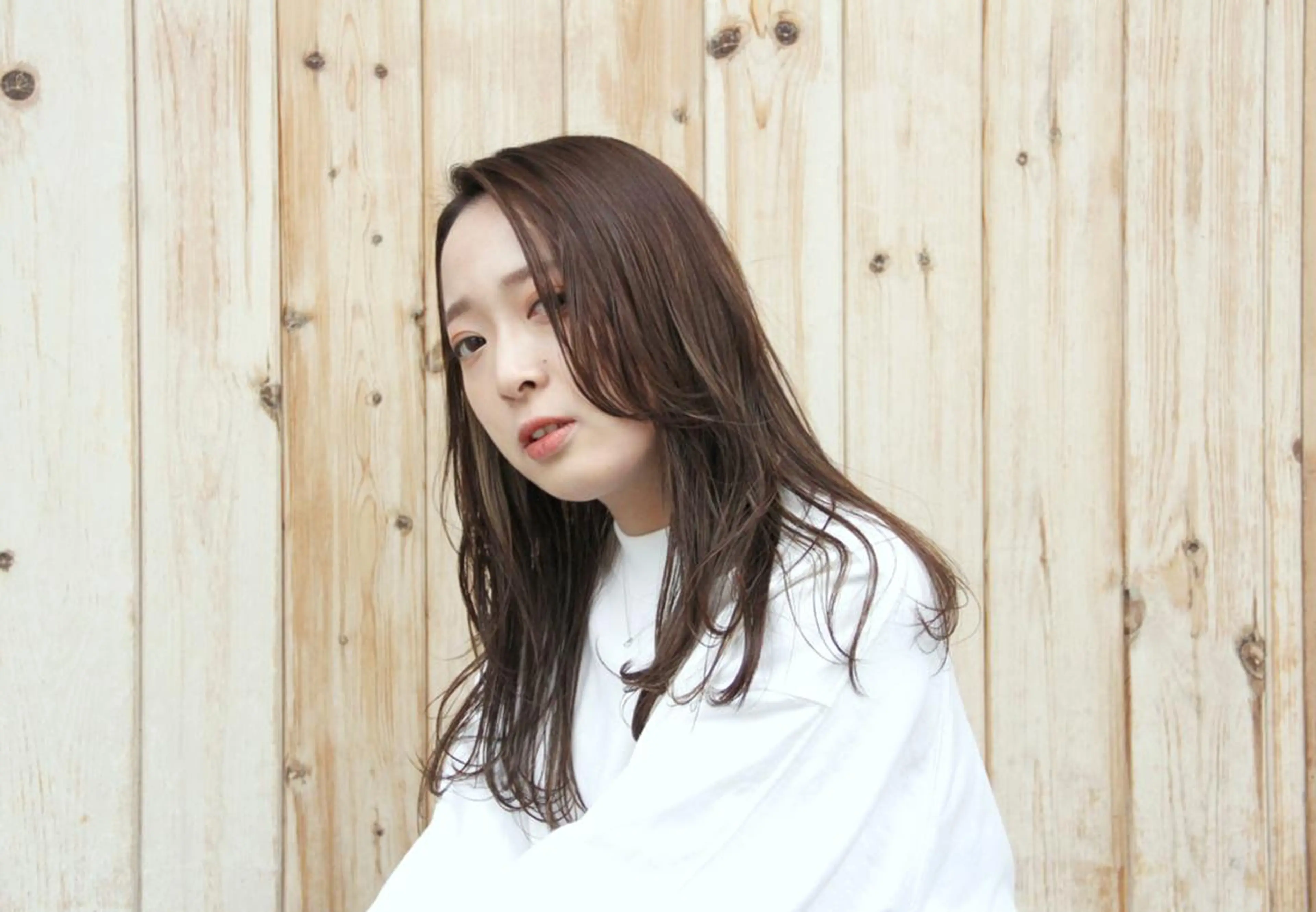 ロング カラー 神 .のヘアスタイル