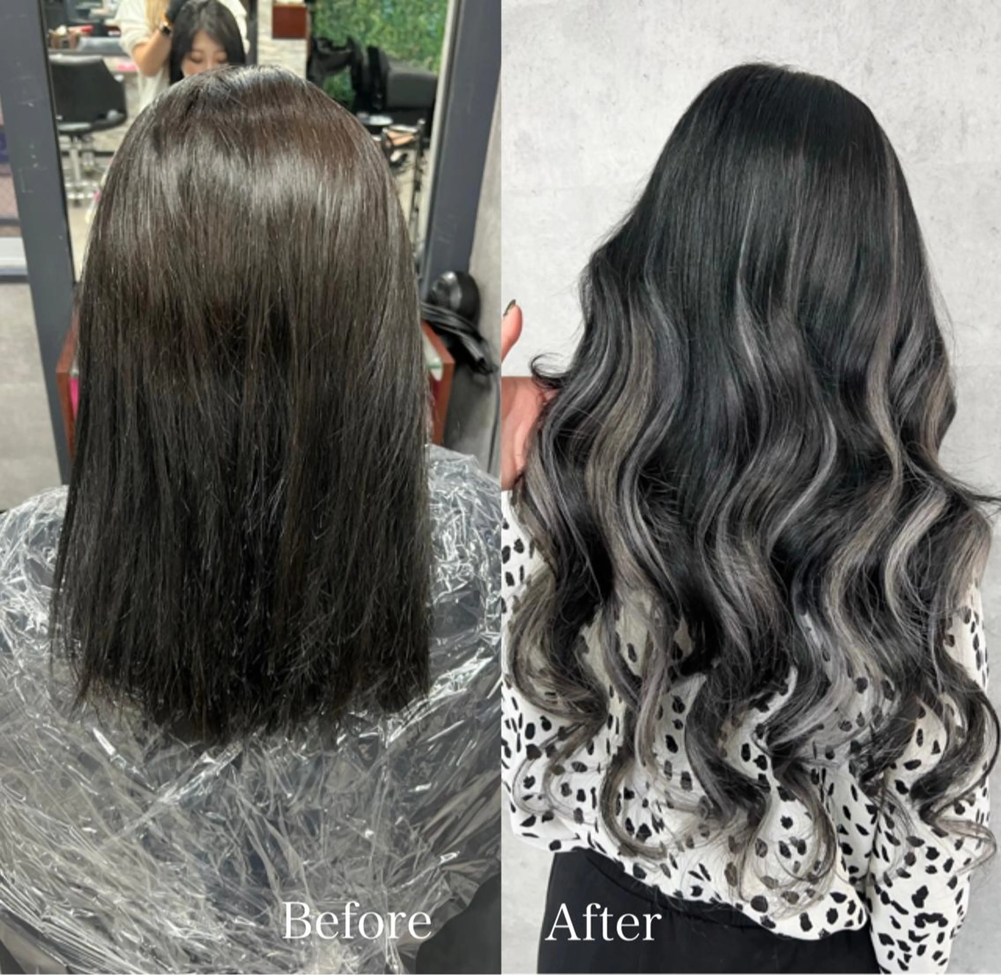 ロング カラー シールエクステ ハイトーンカラー エクステ ヘアカラー エクステ シールエクステ特化 ハイトーン、NANAのヘアスタイル