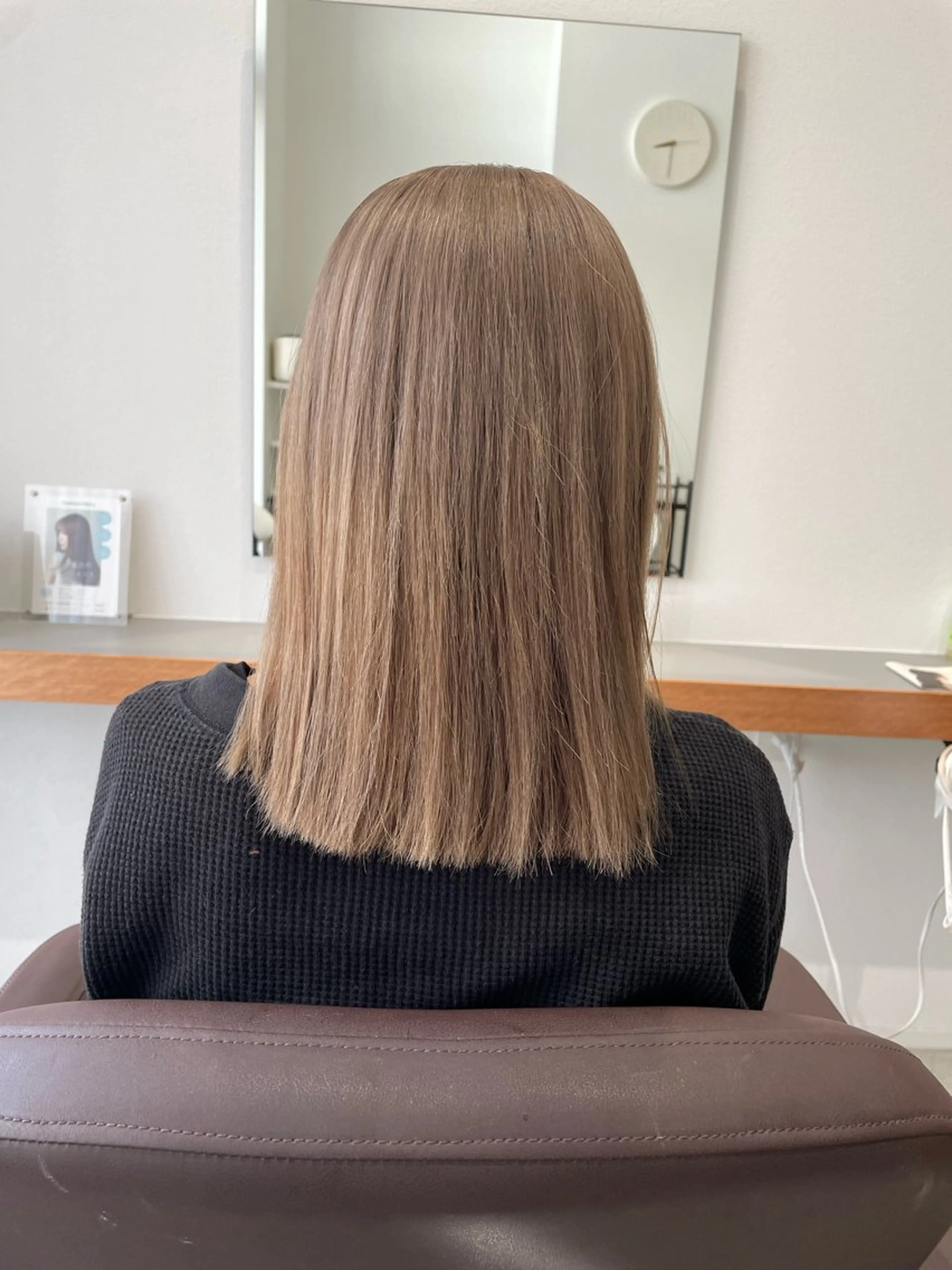 ミディアム カラー 透明感カラー🦋艶髪 イヴカ💙のヘアスタイル