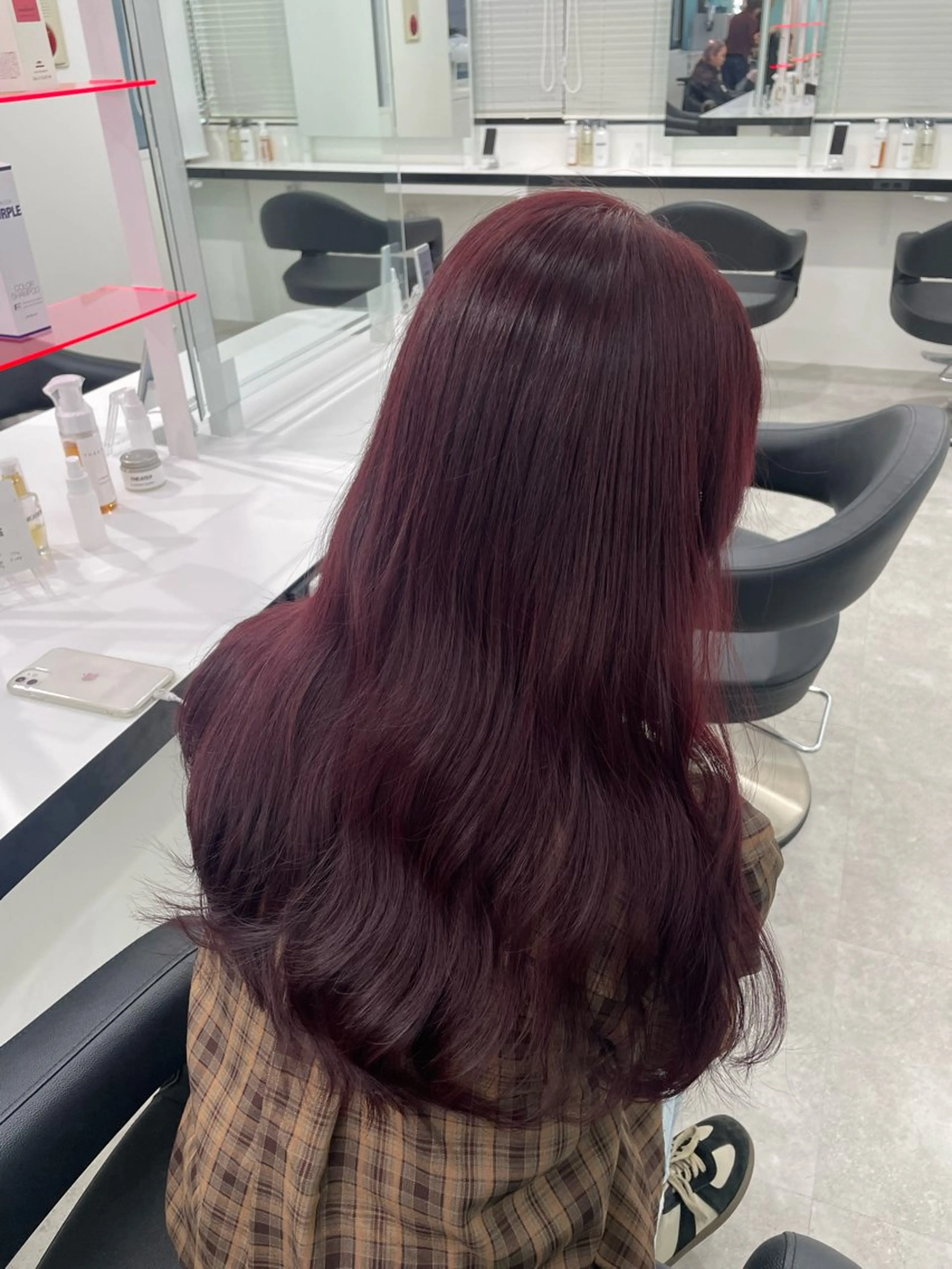 ロング カラー エフェクトブリーチ／ レイヤーカット／翔のヘアスタイル