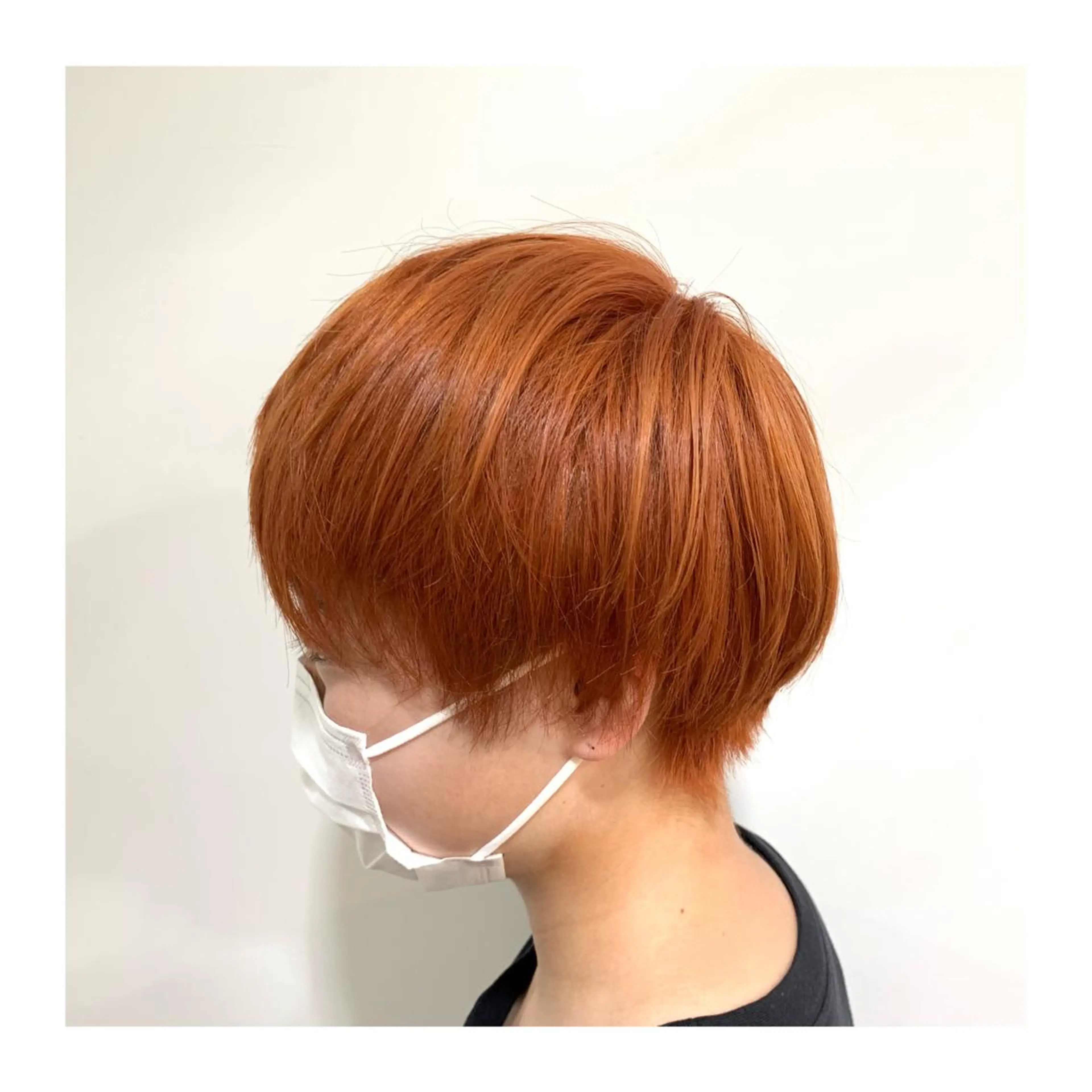 ショート カラー カット ヘアカラー あべ ゆうかのヘアスタイル