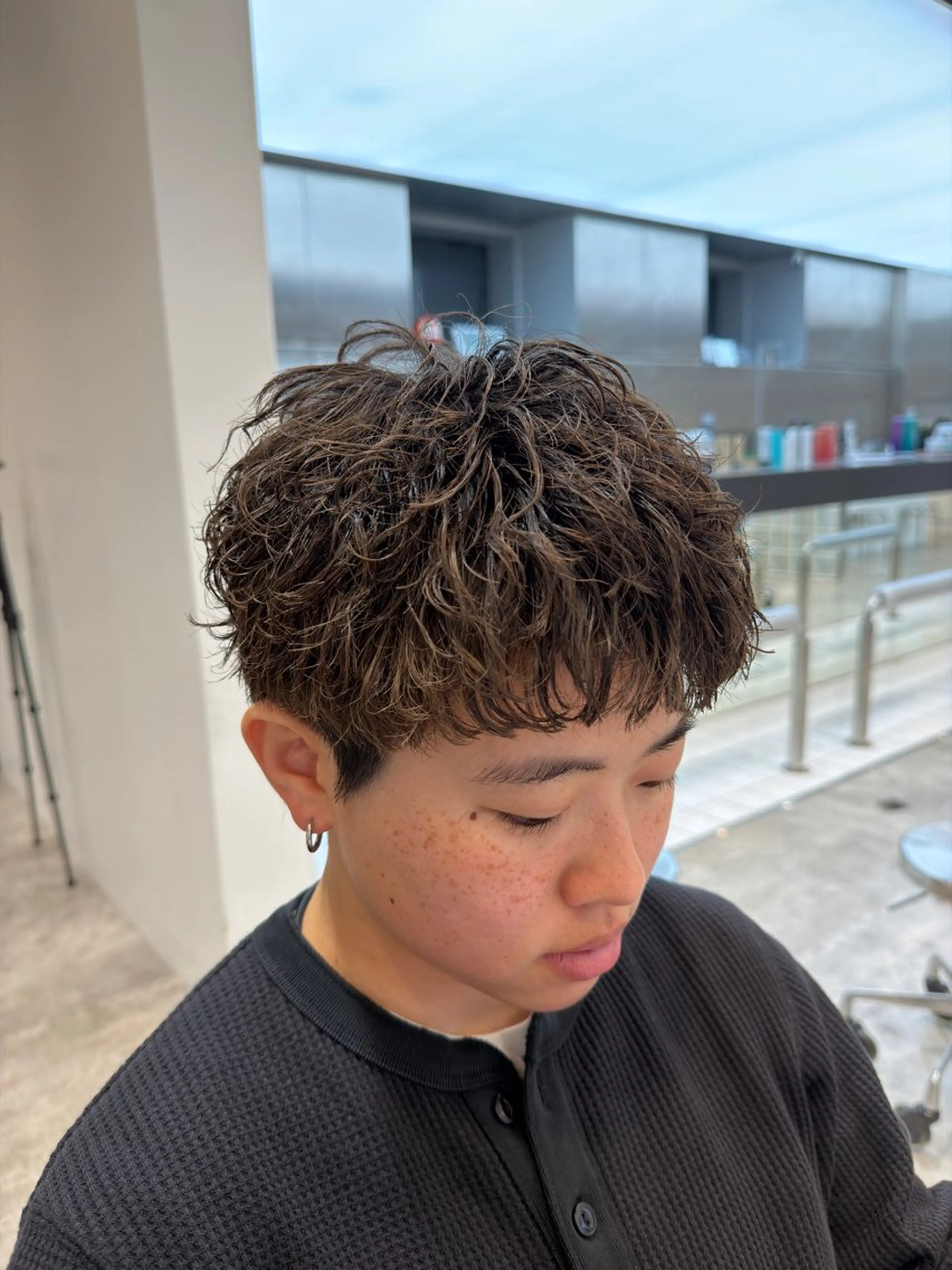 ショート パーマ カット パーマ fifth 児玉達哉 当日予約🙆のヘアスタイル