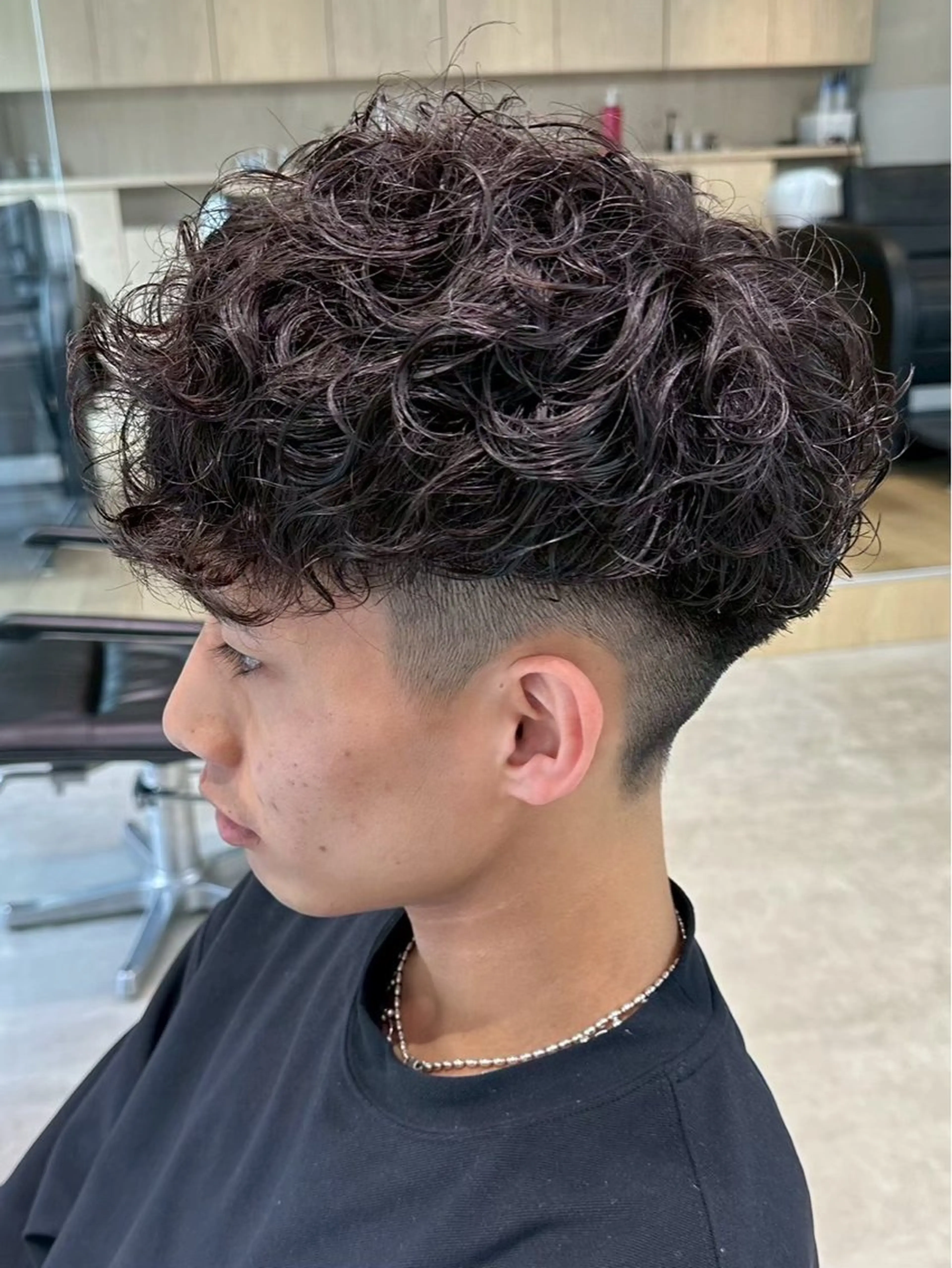 パーマ メンズ 夏果⭐︎fifth 天神 海外風パーマのヘアスタイル