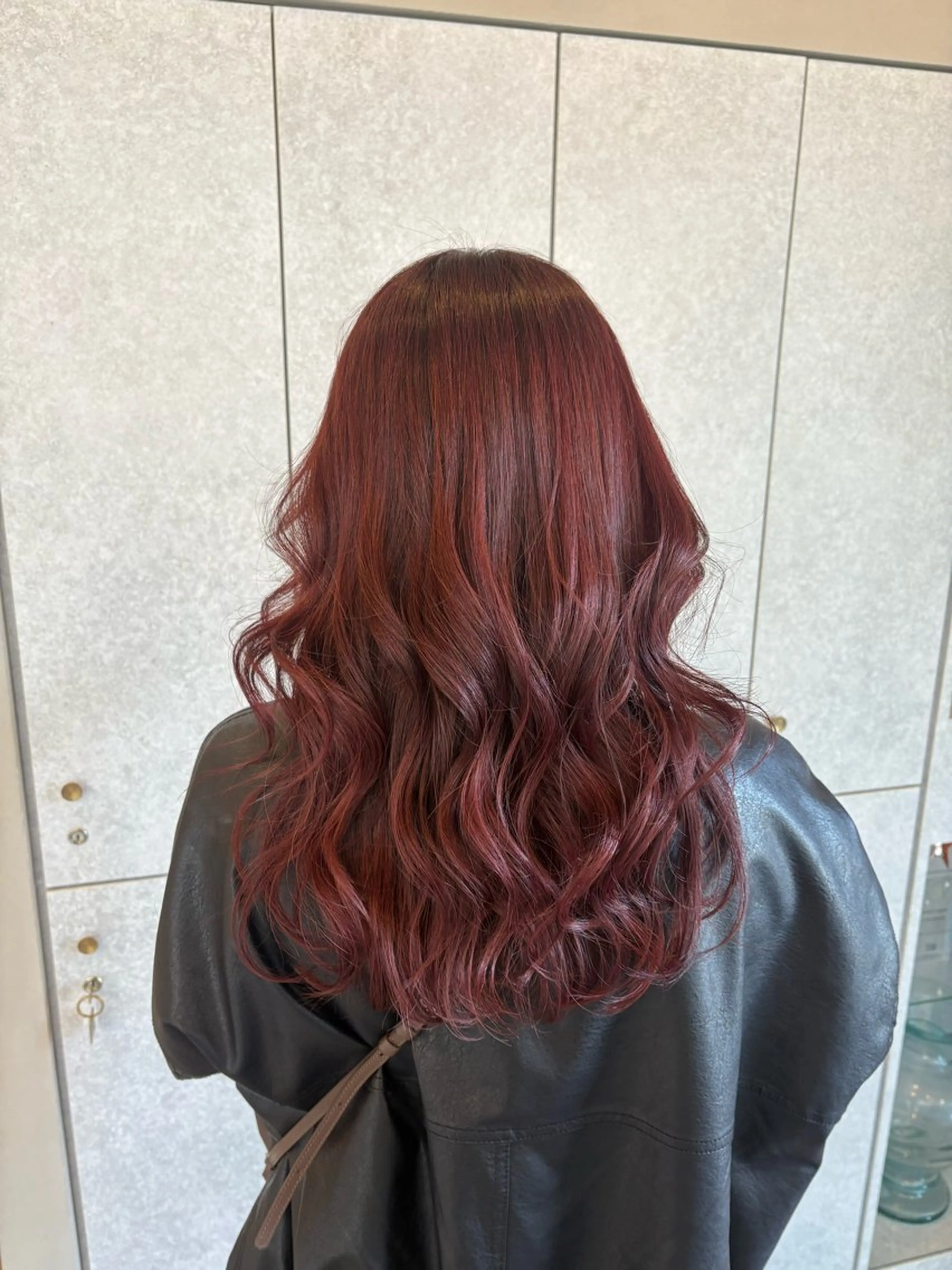 セミロング カラー 暖色カラー/透明感 ベージュ/結羽🌼のヘアスタイル