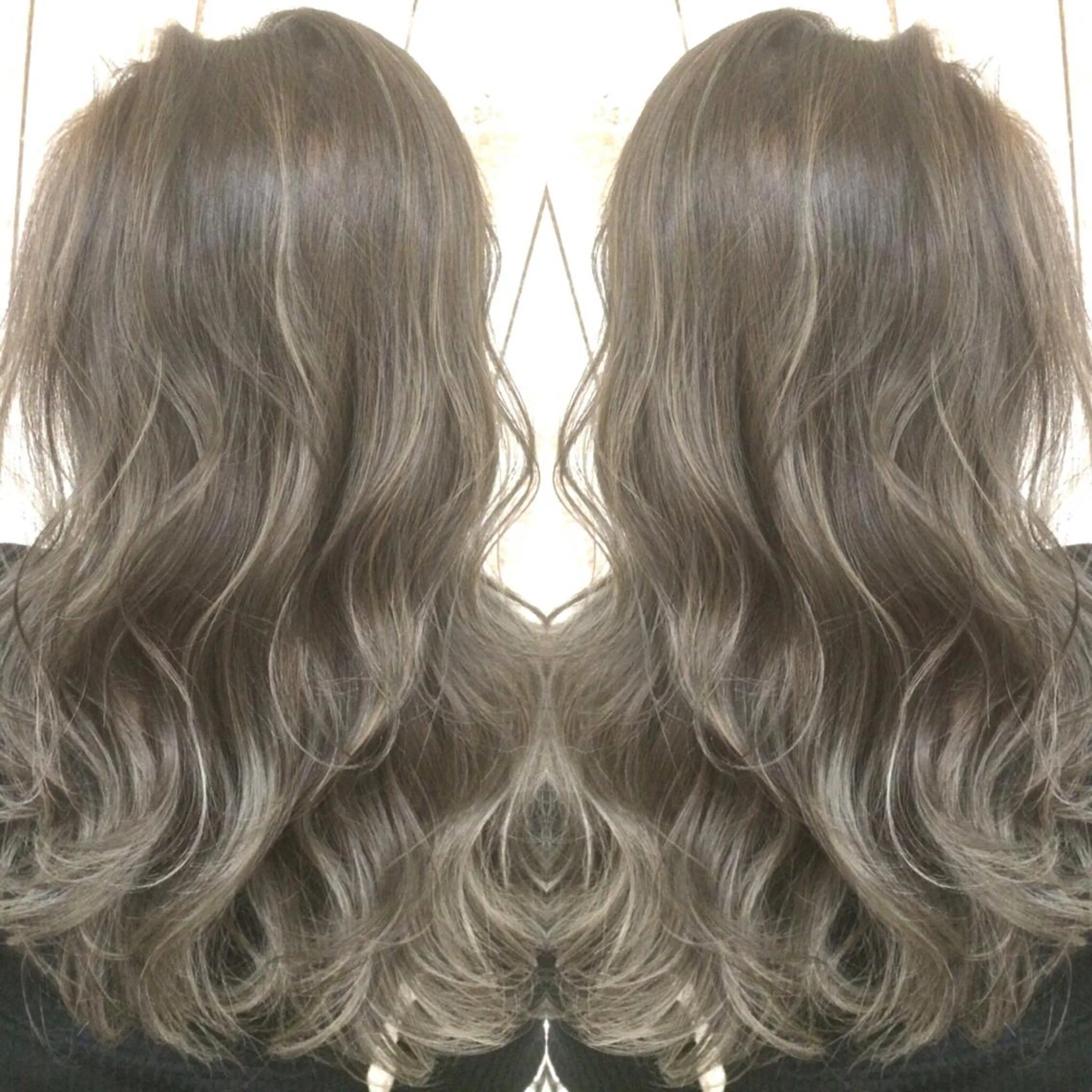 セミロング カラー ヘアカラー トリートメント 井上 一平のヘアスタイル