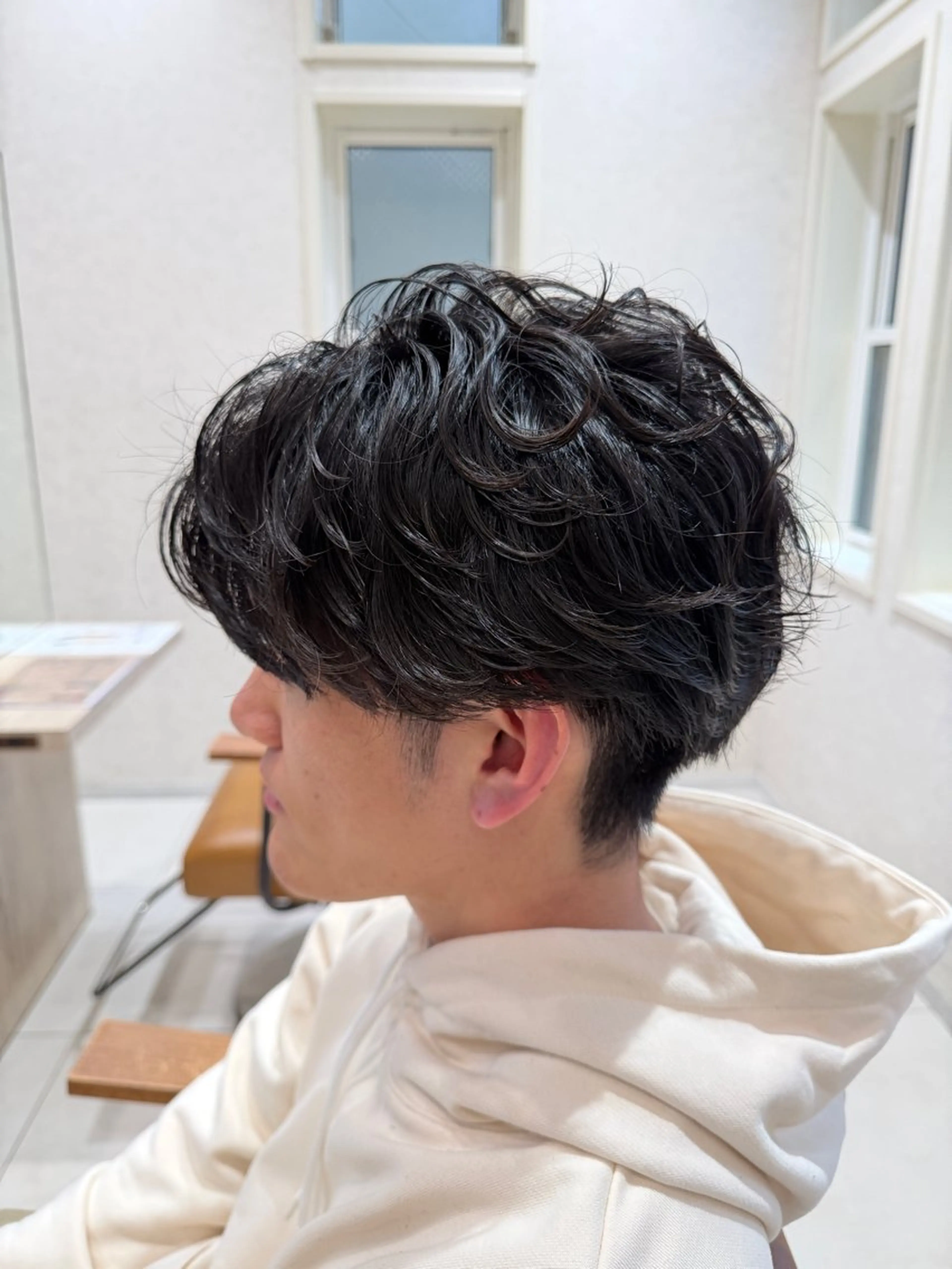 メンズ カット パーマ メンズ特化フェザー パーマ🚗タケシのヘアスタイル