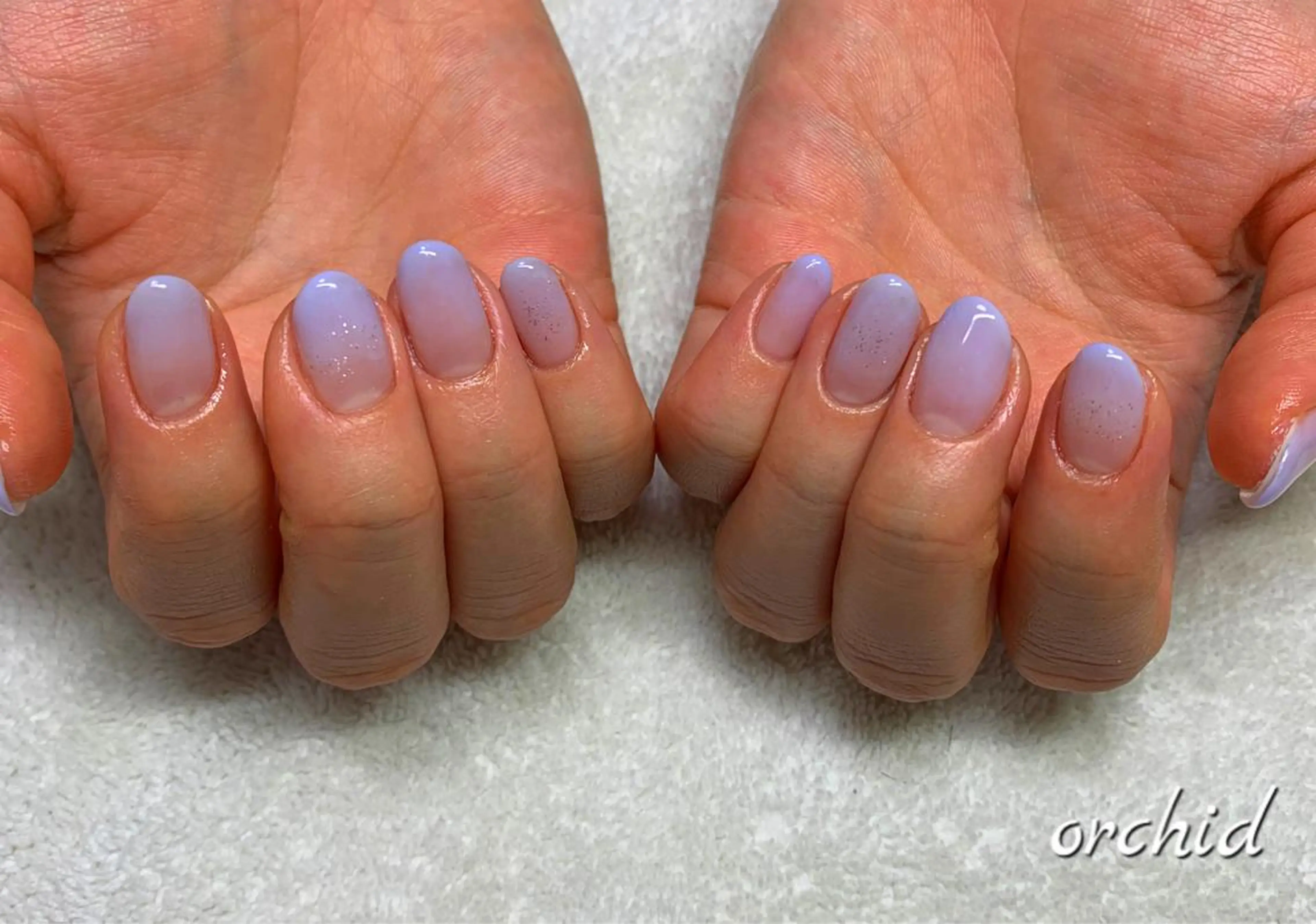 ネイル グラデーション orchid ♡オーキッドのネイルデザイン