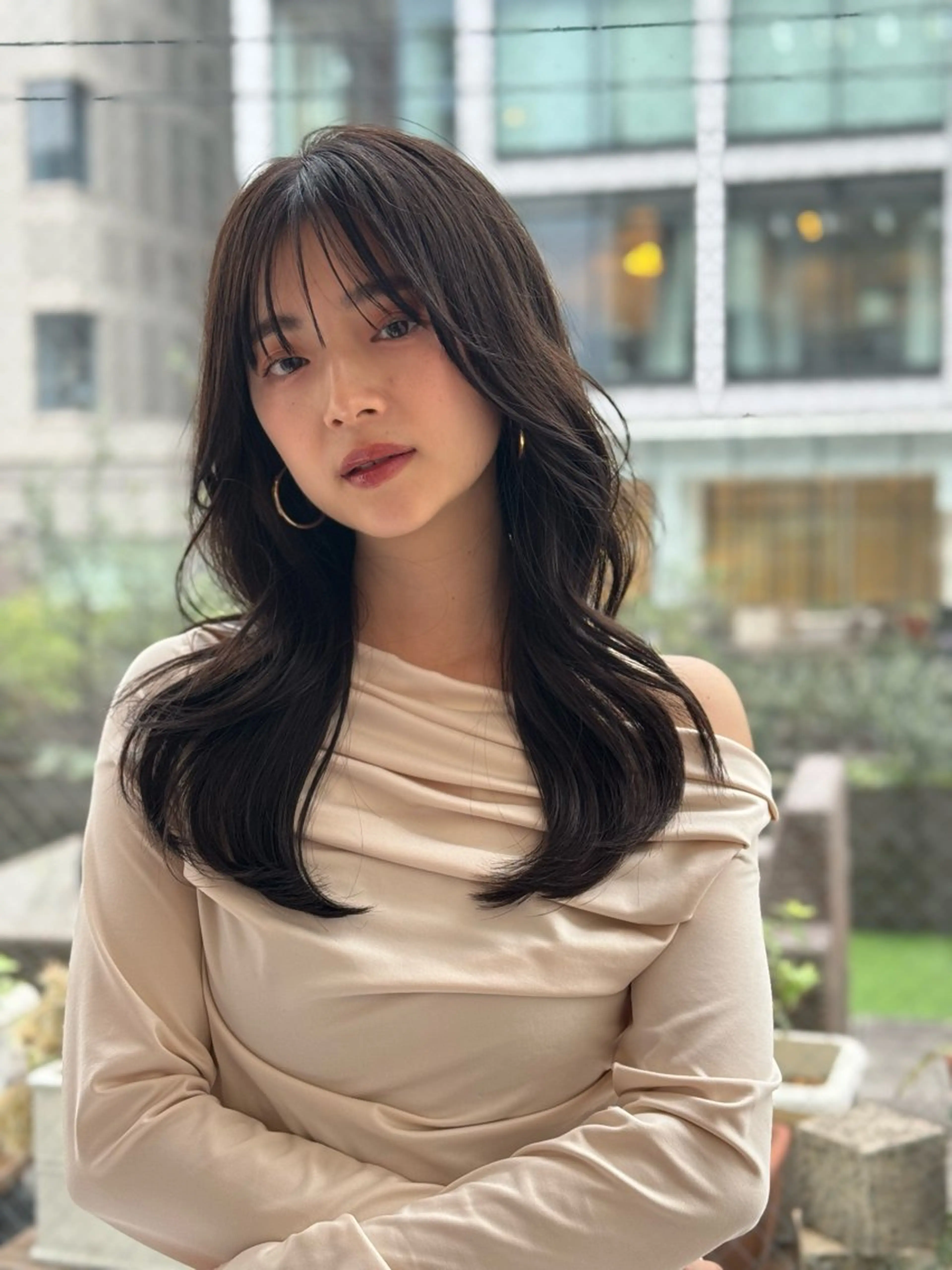 ミディアム カラー カット ヘアカラー トリートメント ヘッドスパ ヘアセット 前髪顔まわりカット 🌈中村海聖のヘアスタイル