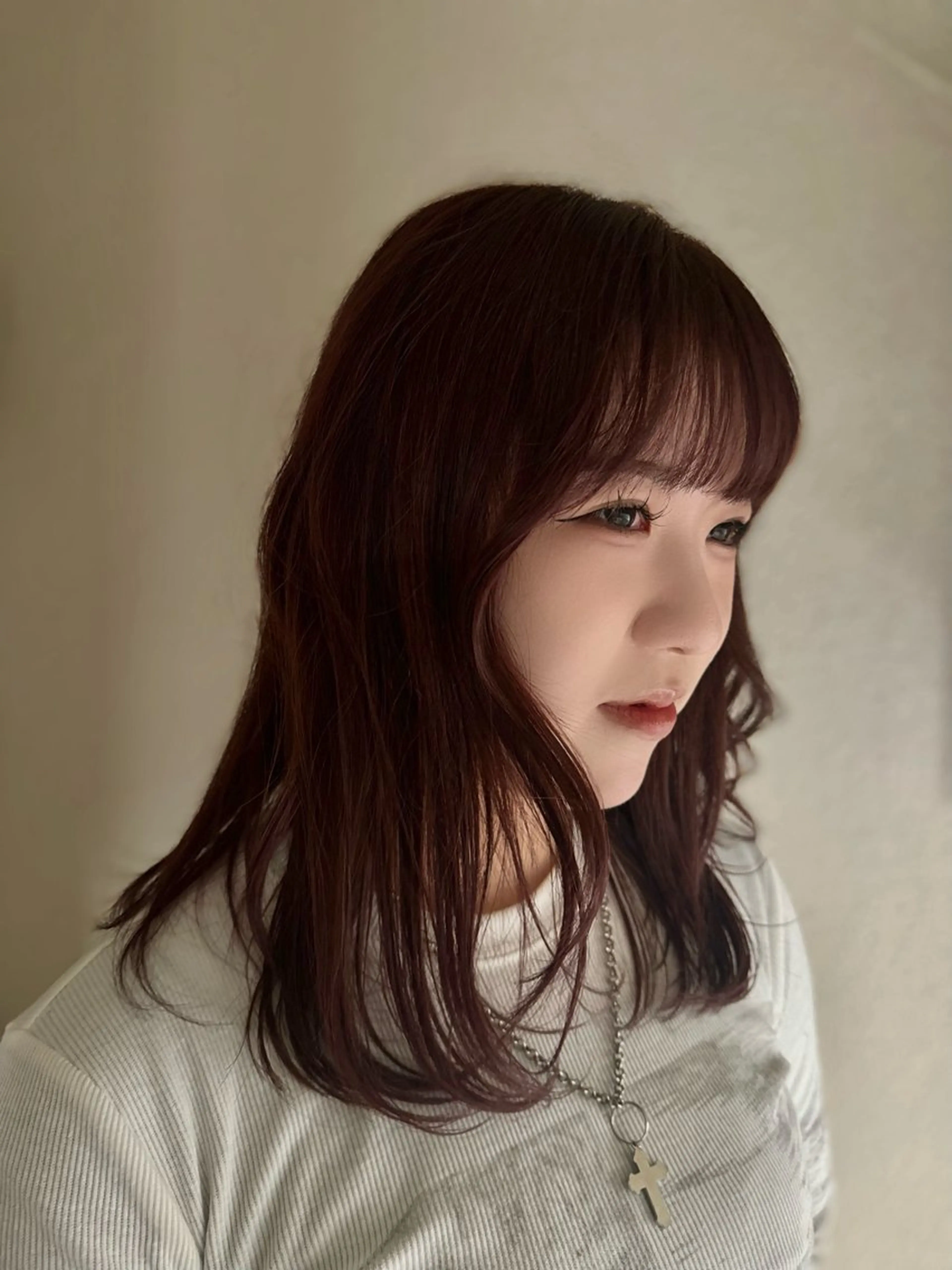 セミロング カラー ヘアカラー 🎀Natsumi /暖色カラー🎀のヘアスタイル