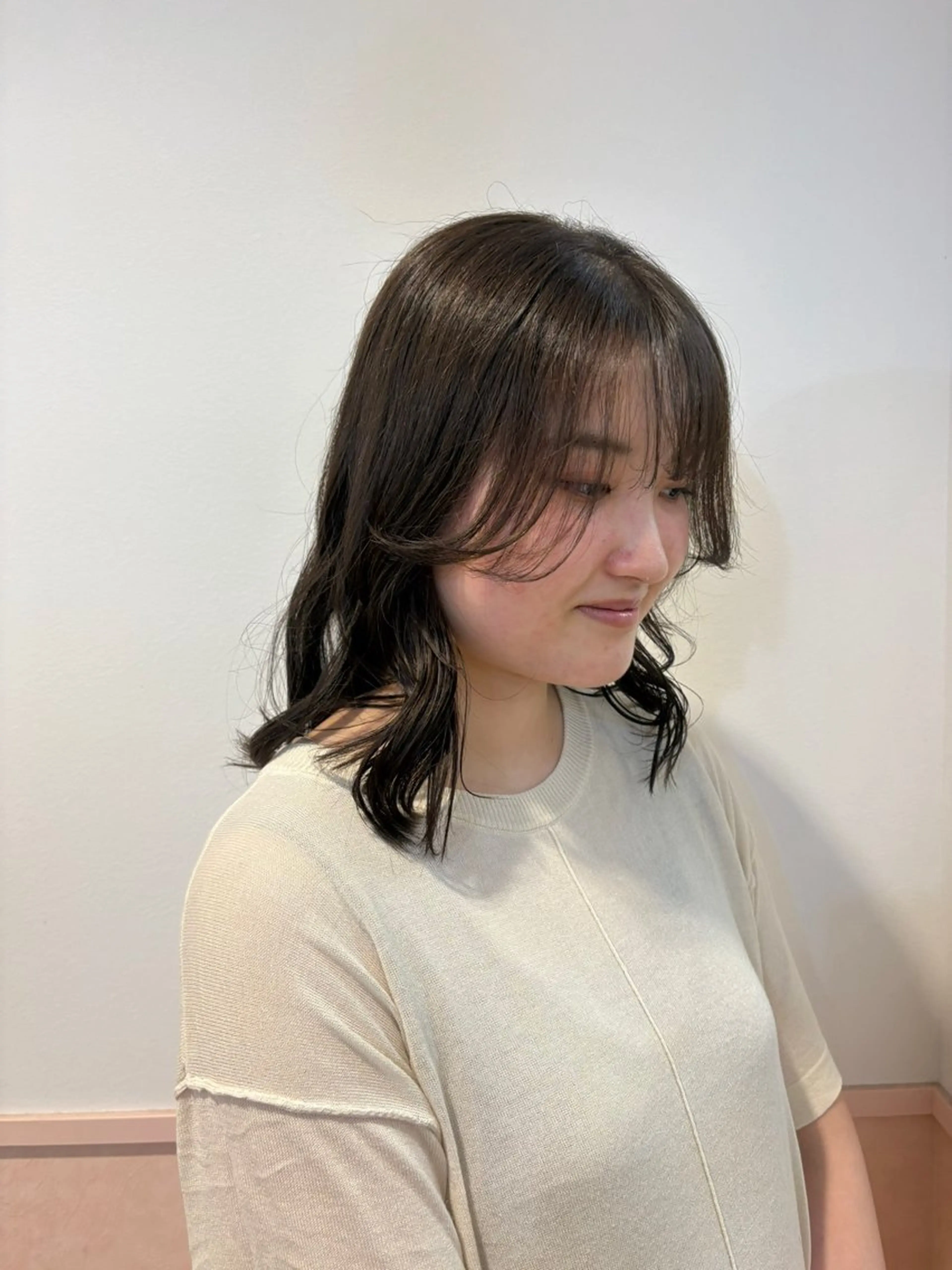 ミディアム カット ヘアカラー LaBless あべのキューズモール所属・ヘアセット/艶カラー /まつげパーマ/りおのマツエク・マツパデザイン