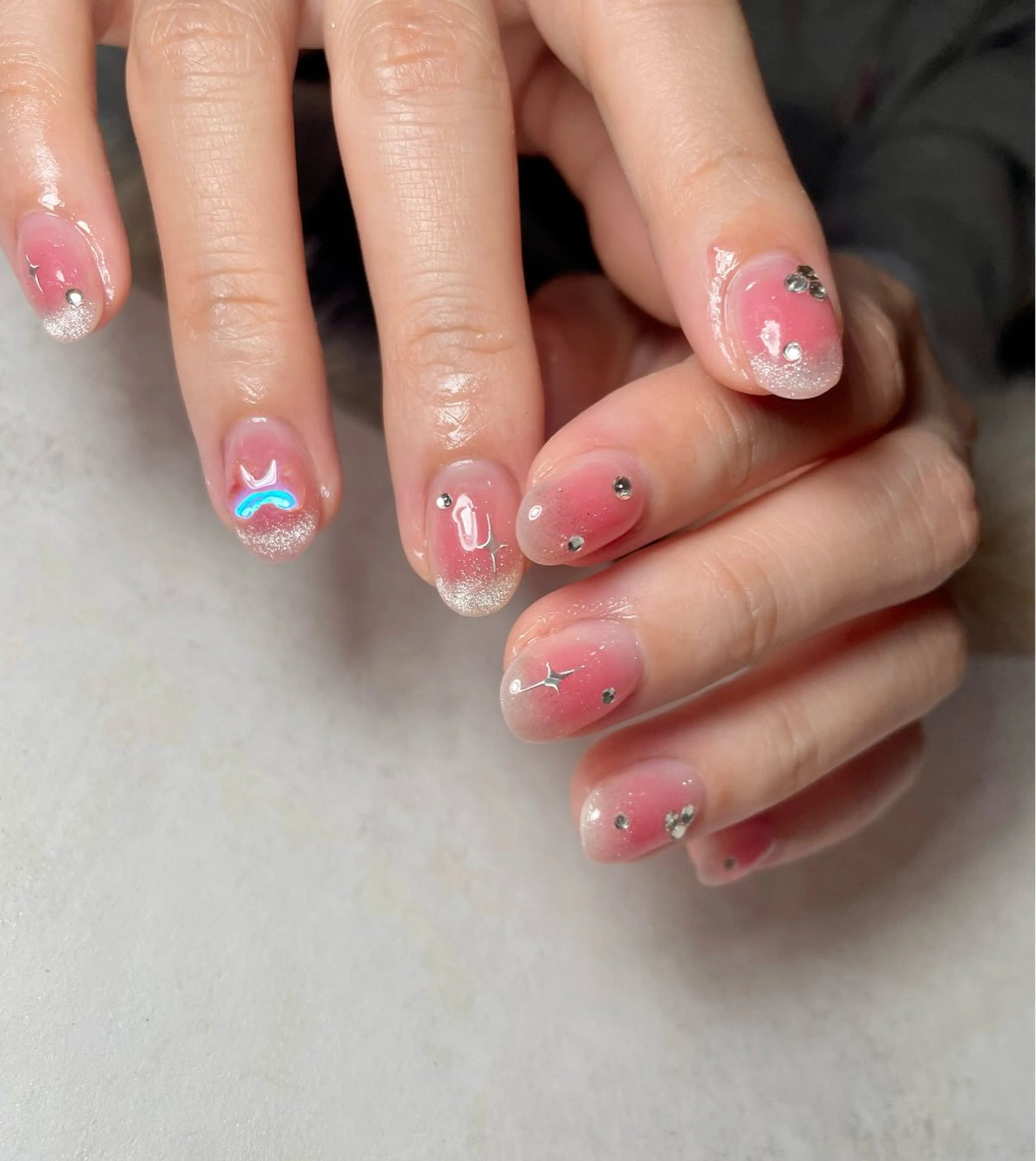 ネイル チークネイル マグネットネイル 持ち込み BEAUTY GARDEN 【nail salon unseul】所属・nana .のネイルデザイン