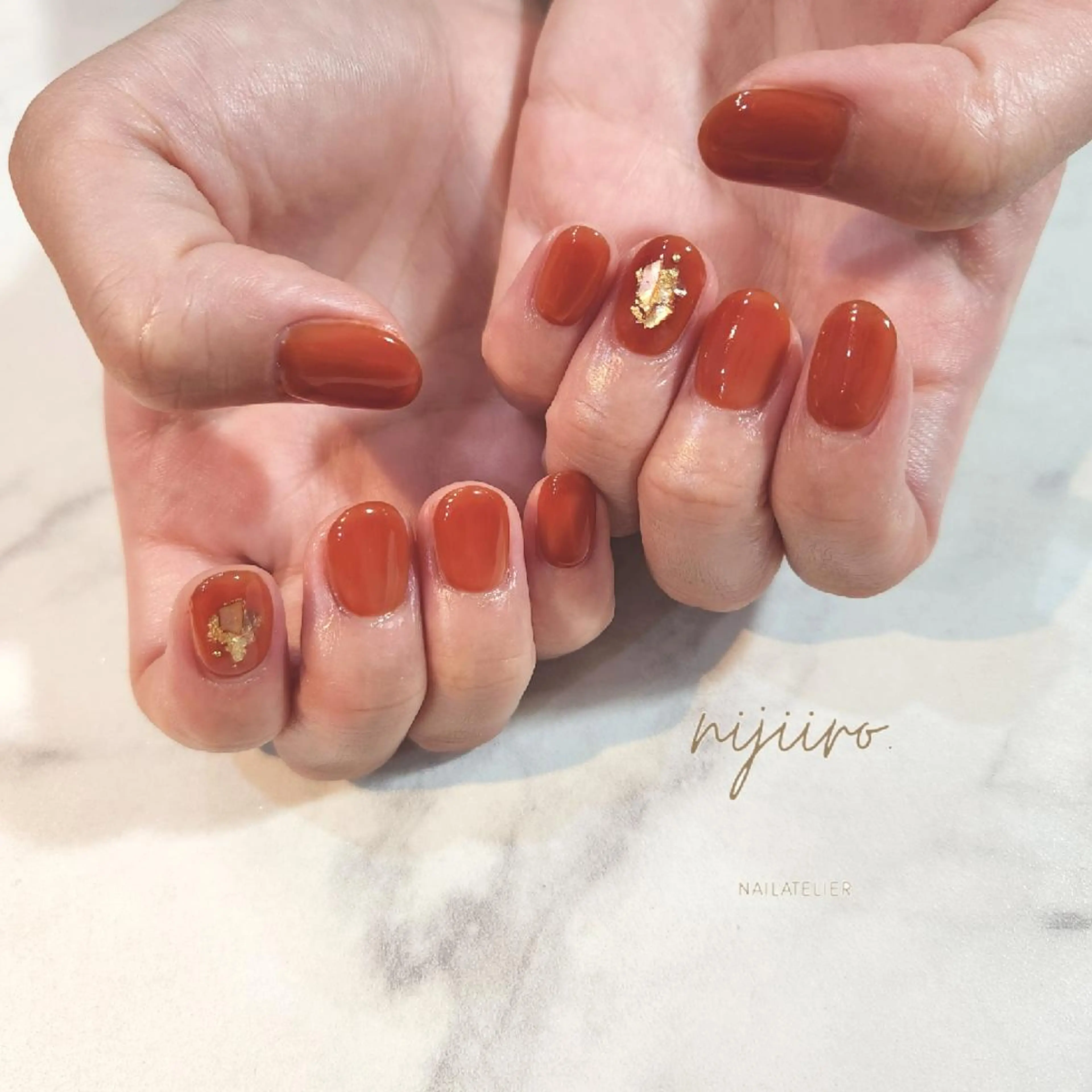 ネイル ハンドネイル nailatelier nijiiro.所属・nijiiro🌈 サトウのネイルデザイン