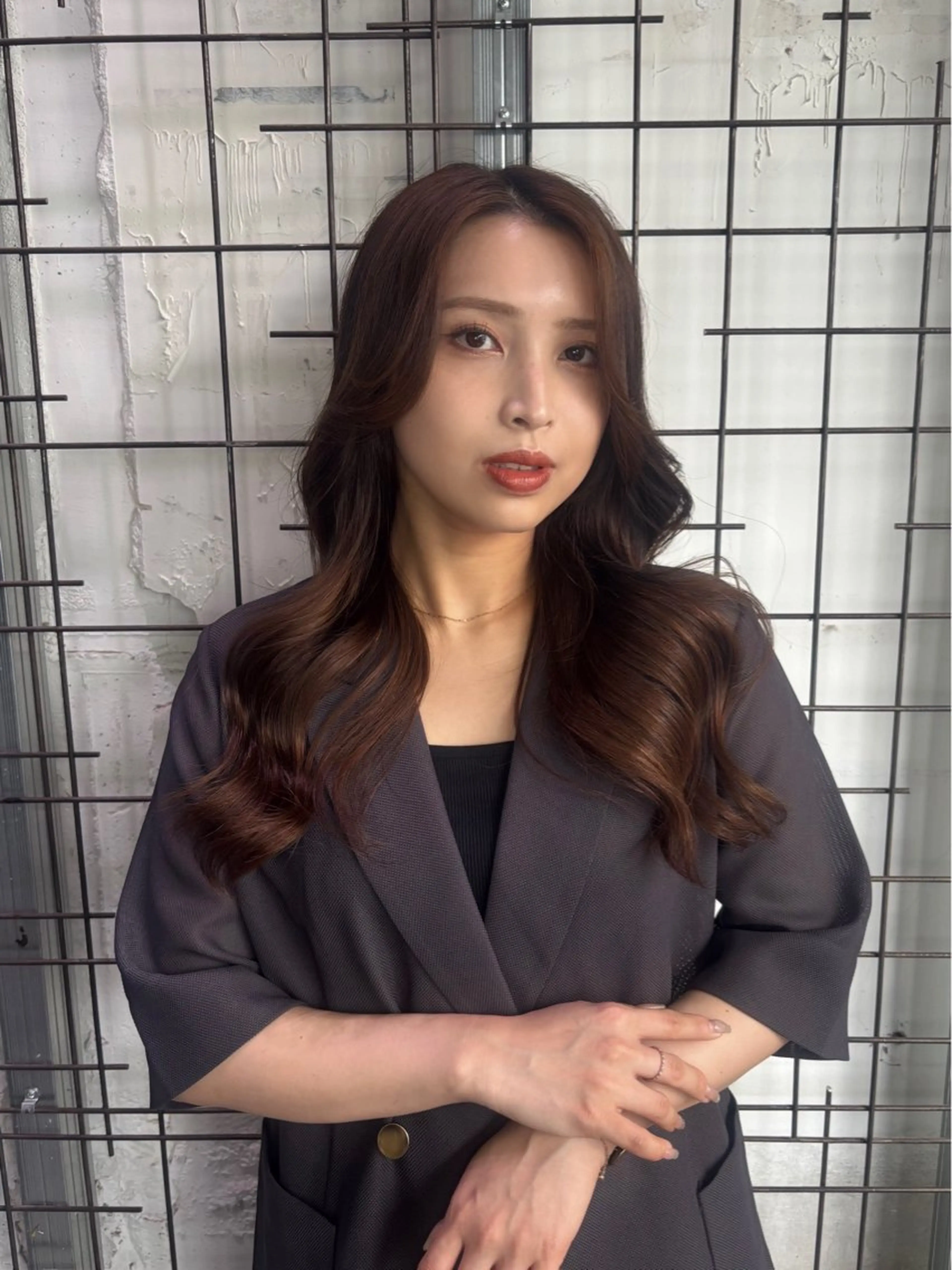 カラー カット ヘアカラー AYANE 韓国ヘア /レイヤーカットのヘアスタイル