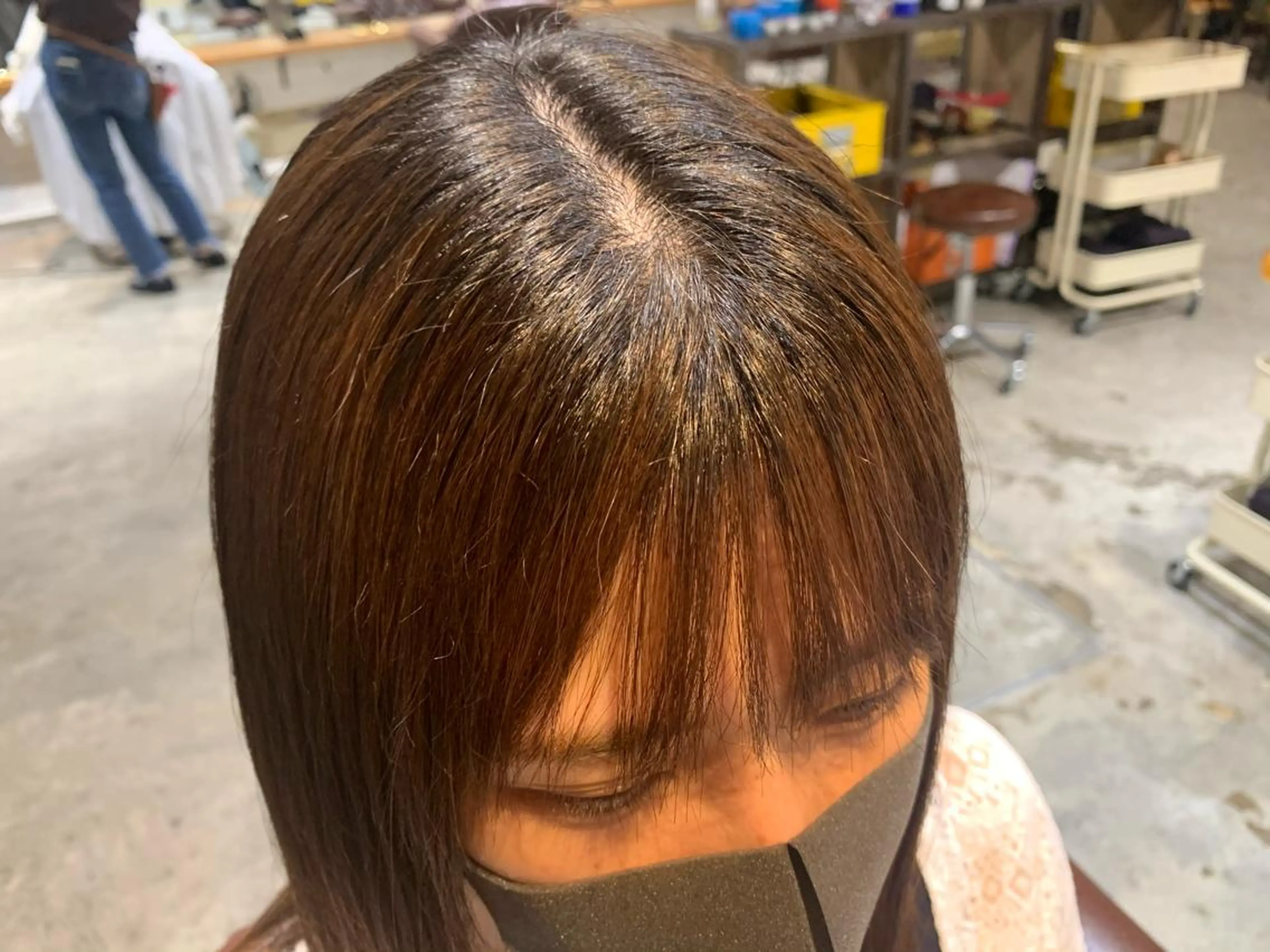 セミロング ショート🌼パーマ 本間正子のヘアスタイル