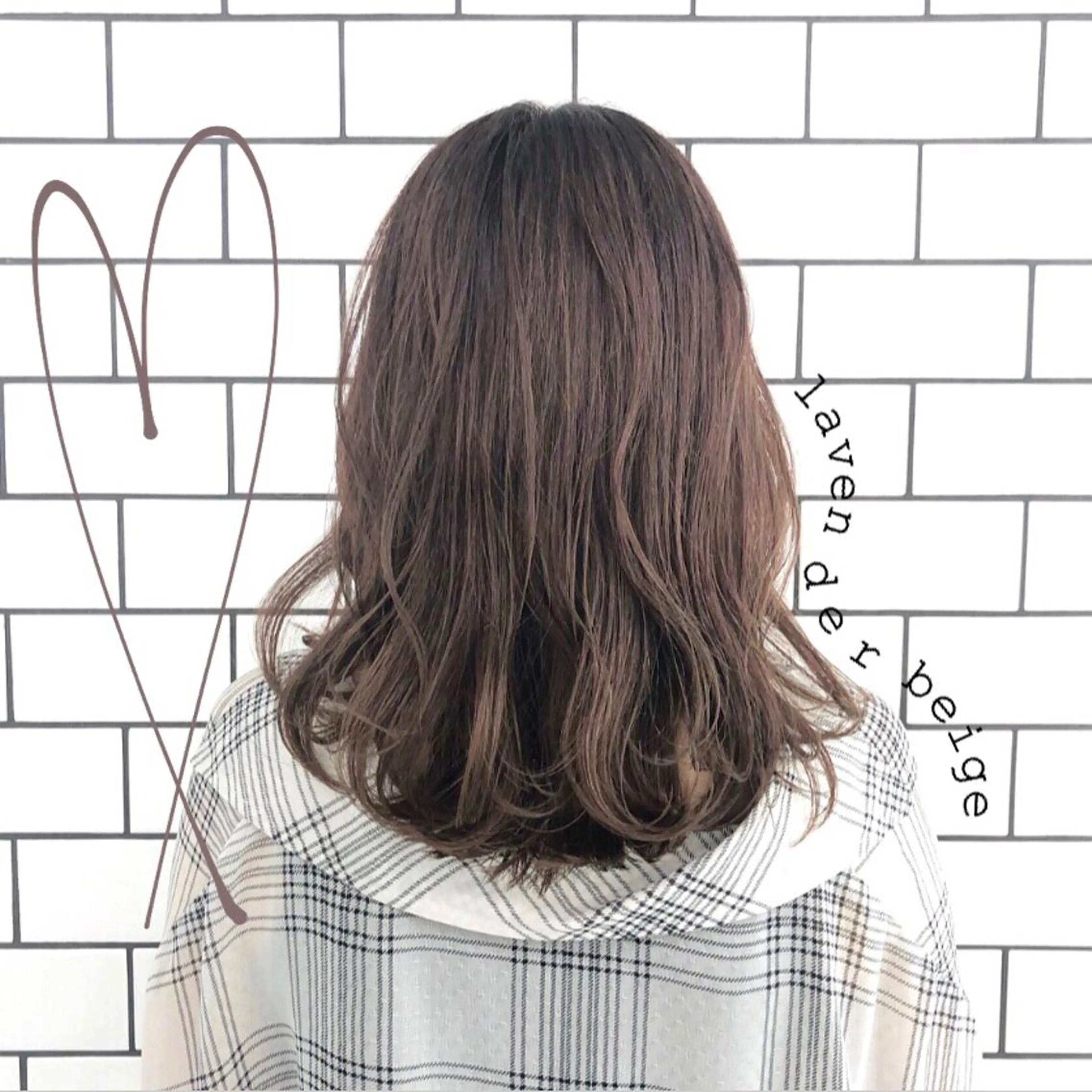 ミディアム カラー お洒落パーマ/ 艶カラー/michiのヘアスタイル