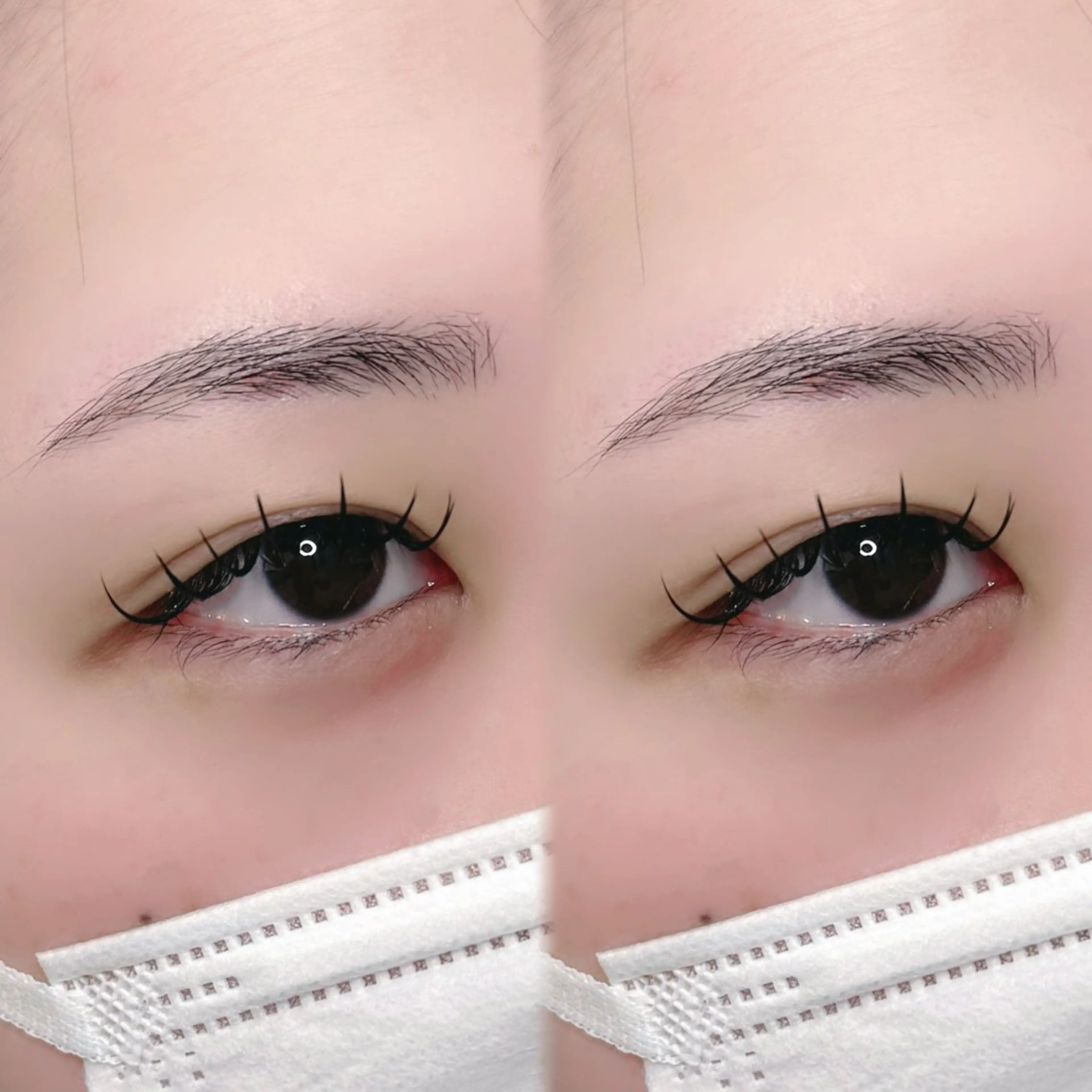マツエク・マツパ 束感まつ毛 フラットラッシュ 韓国風マツエク パリジェンヌラッシュリフト まつげパーマ マツエク mizuki/束感 まつエク/似合わせ眉のマツエク・マツパデザイン