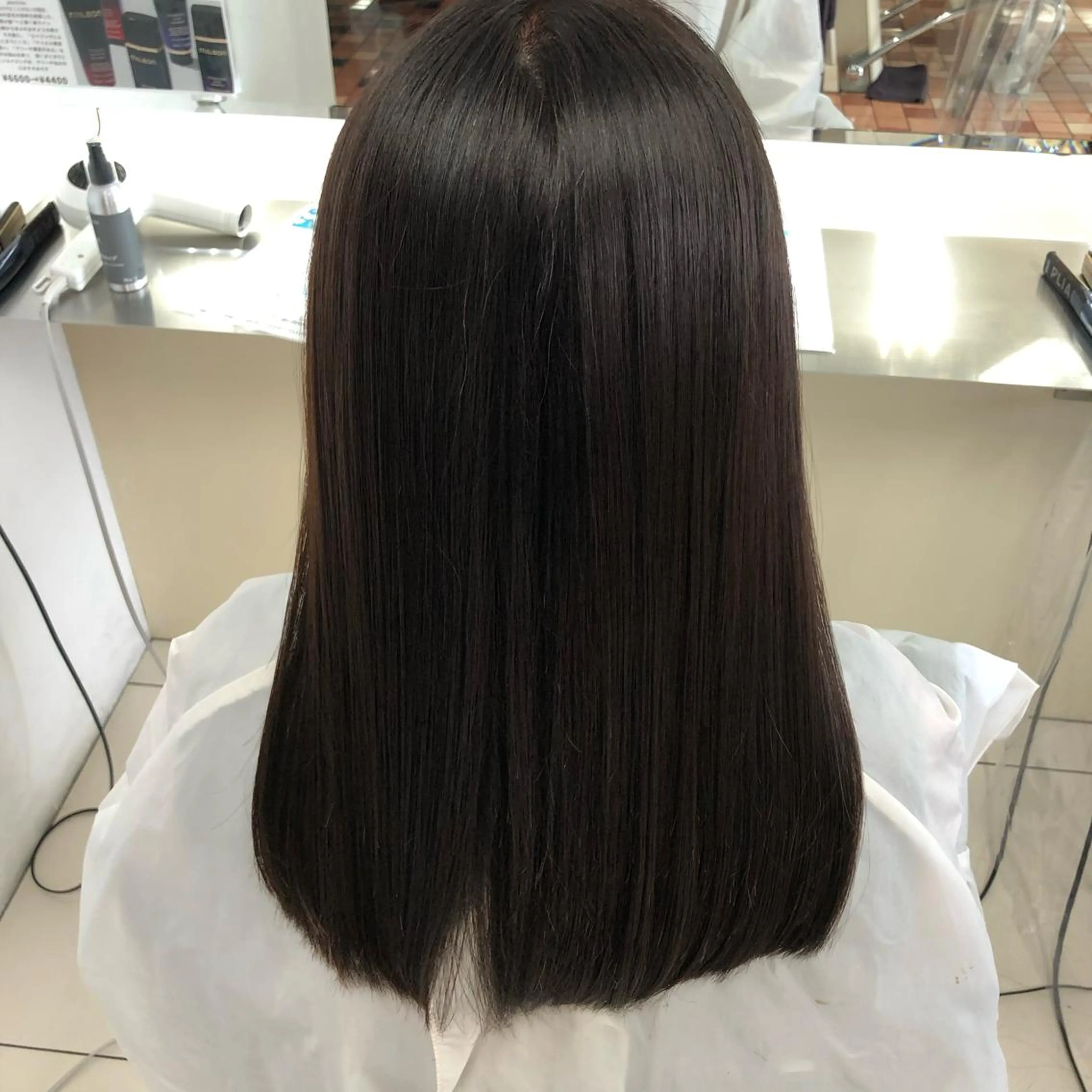 ロング カラー まつ毛/アイブロウ /髪質改善カラーのヘアスタイル