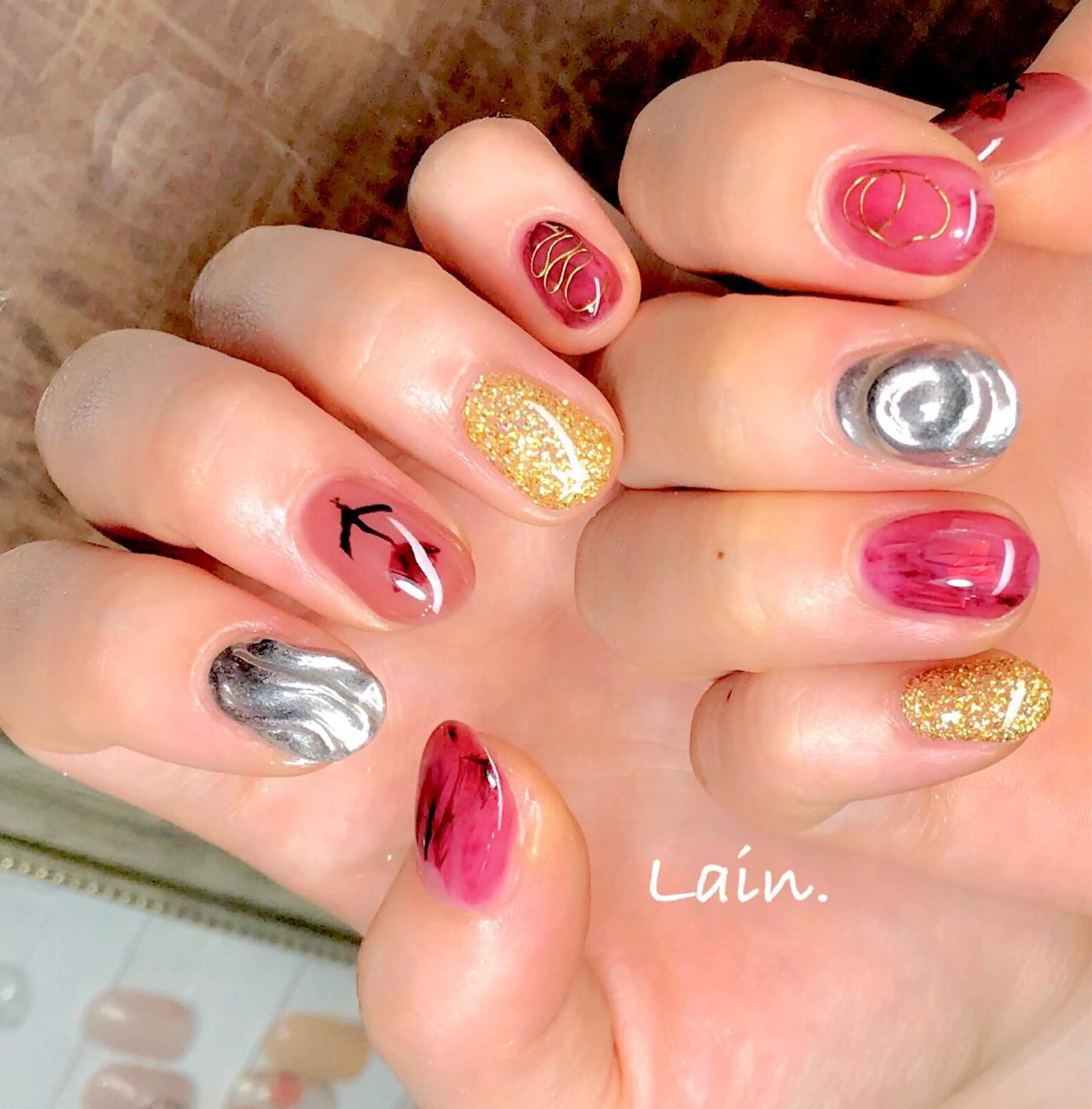 ネイル Liennail 持込デザインやり放題のネイルデザイン