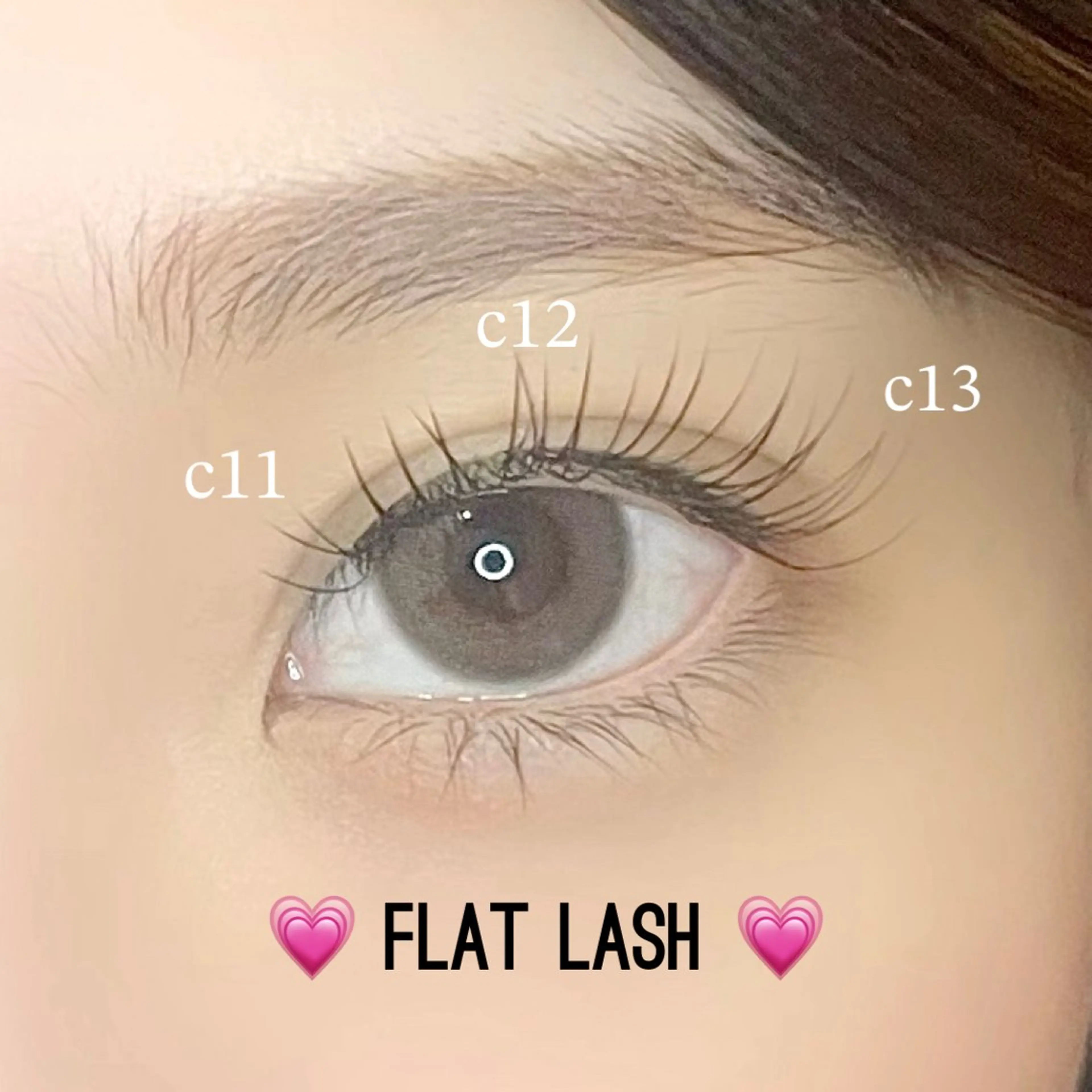 マツエク・マツパ フラットラッシュ Blanca by MOI所属・ミズモト 🌱のマツエク・マツパデザイン