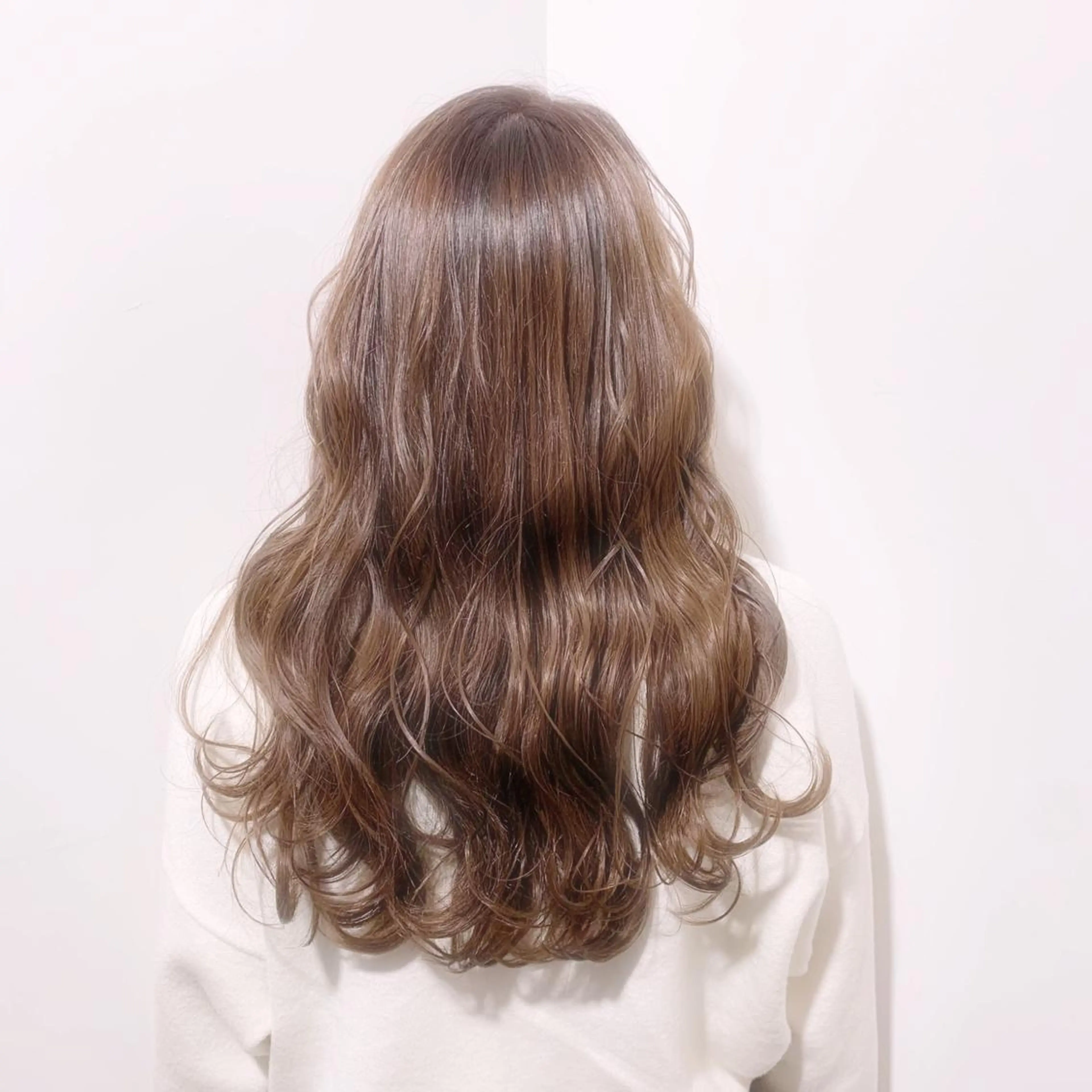 ロング カラー アディクシーカラー ベージュカラー 黒髪 ブリーチ ブルーカラー ヘアカラー トリートメント 藤澤 夏実/インナーカラーのヘアスタイル