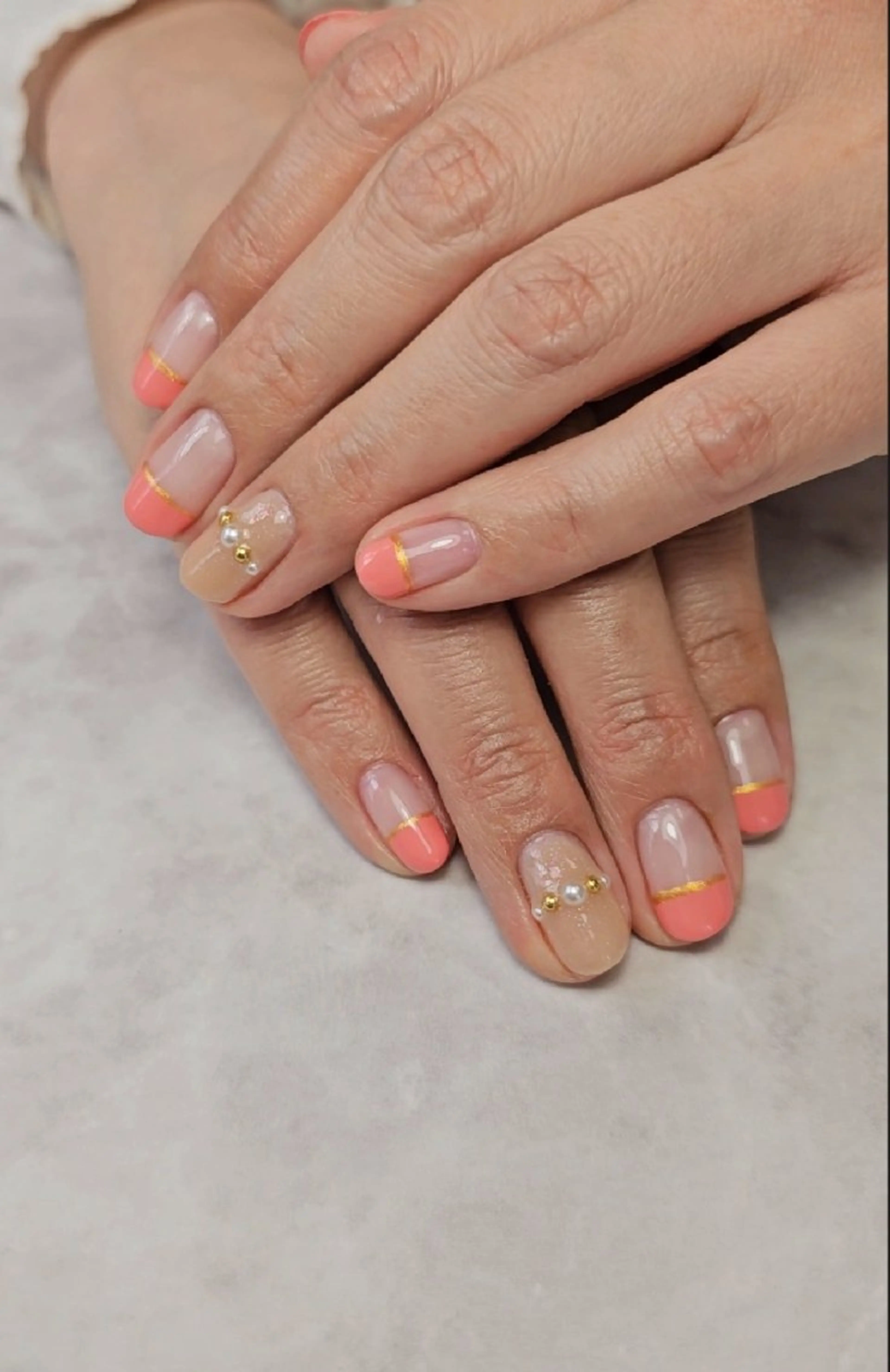 ネイル フレンチネイル Chika  Nail MIRAIのネイルデザイン