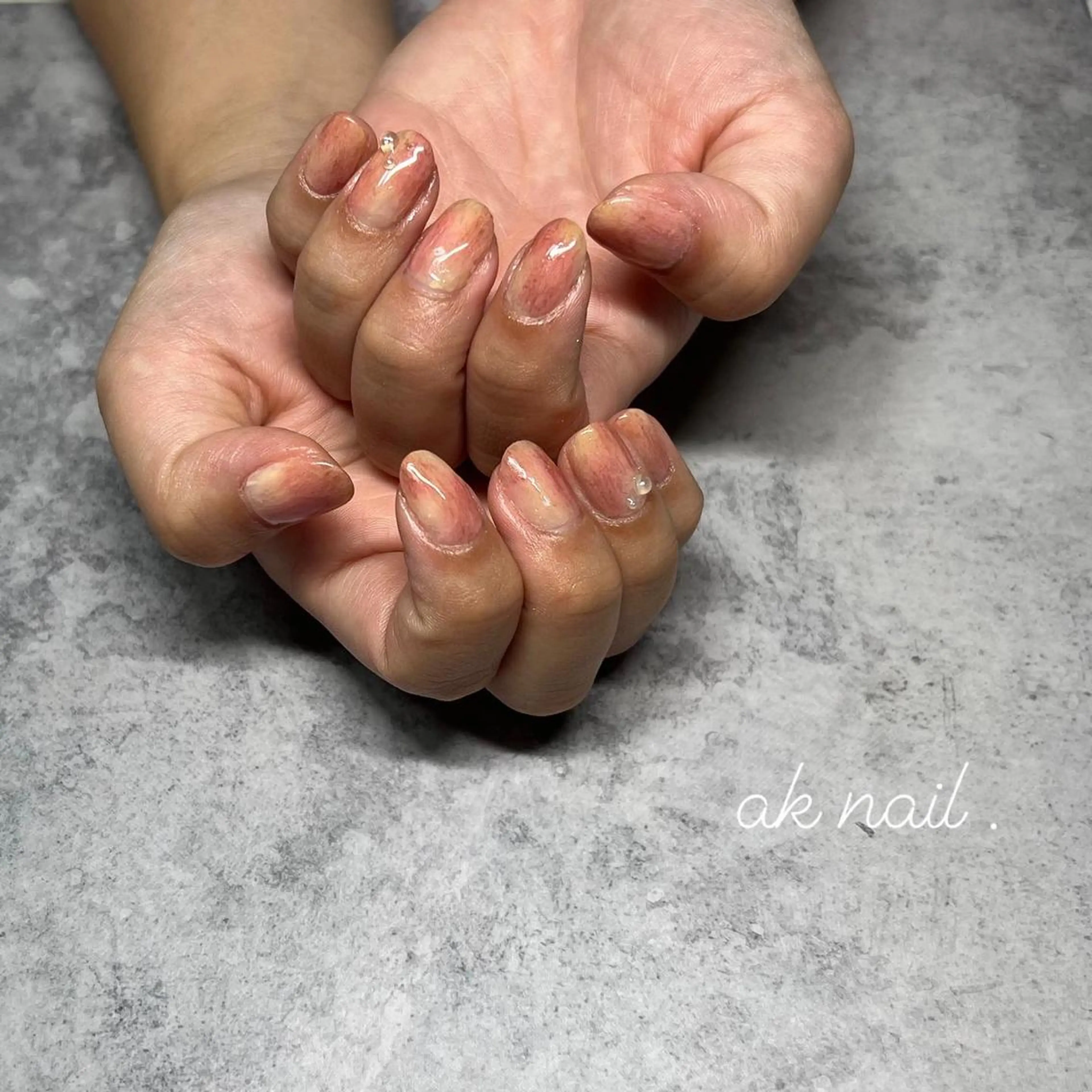 ネイル ハンドネイル ak nail .のネイルデザイン