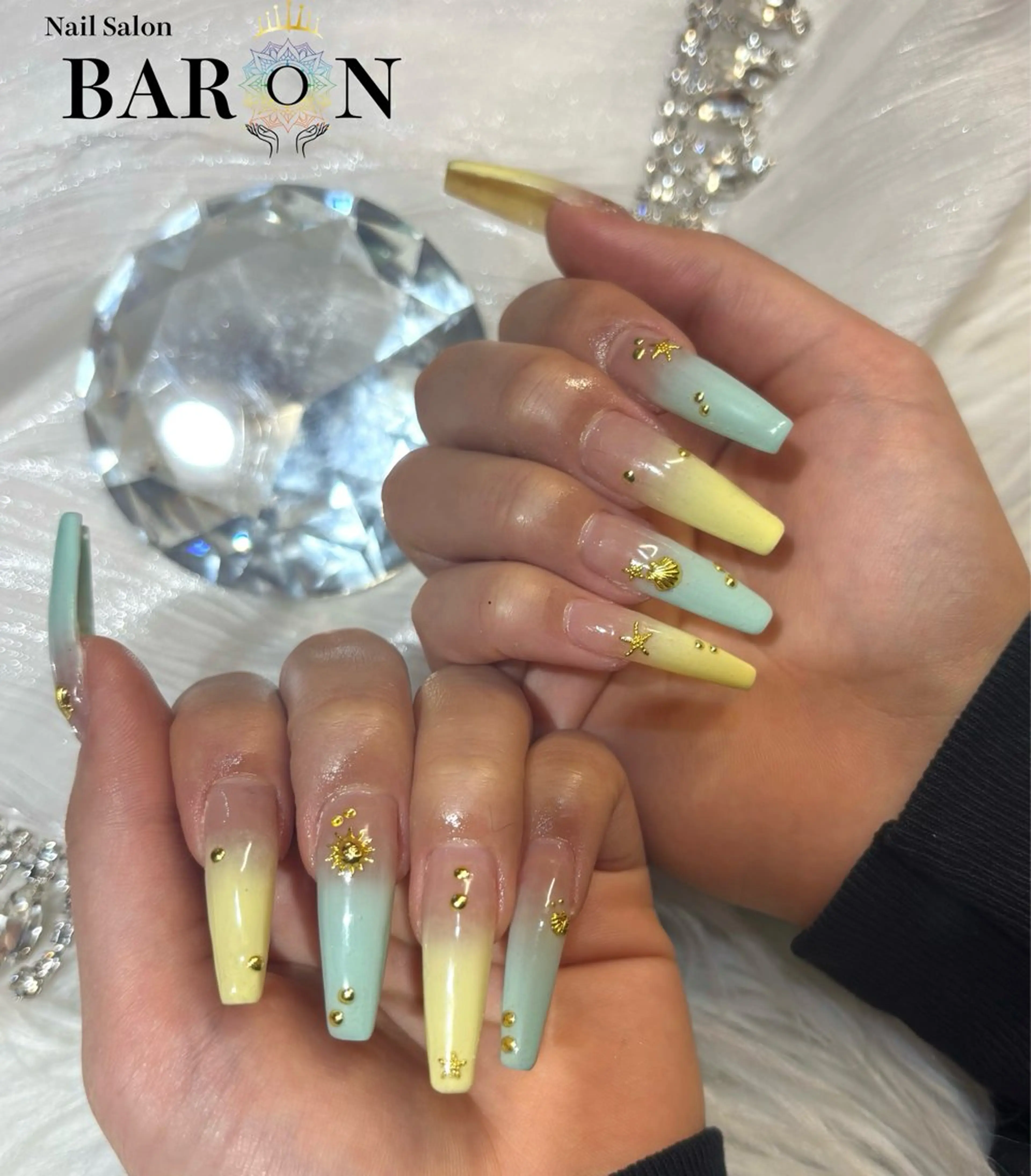 ネイル 持ち込み スカルプネイル BARON SAKIのネイルデザイン