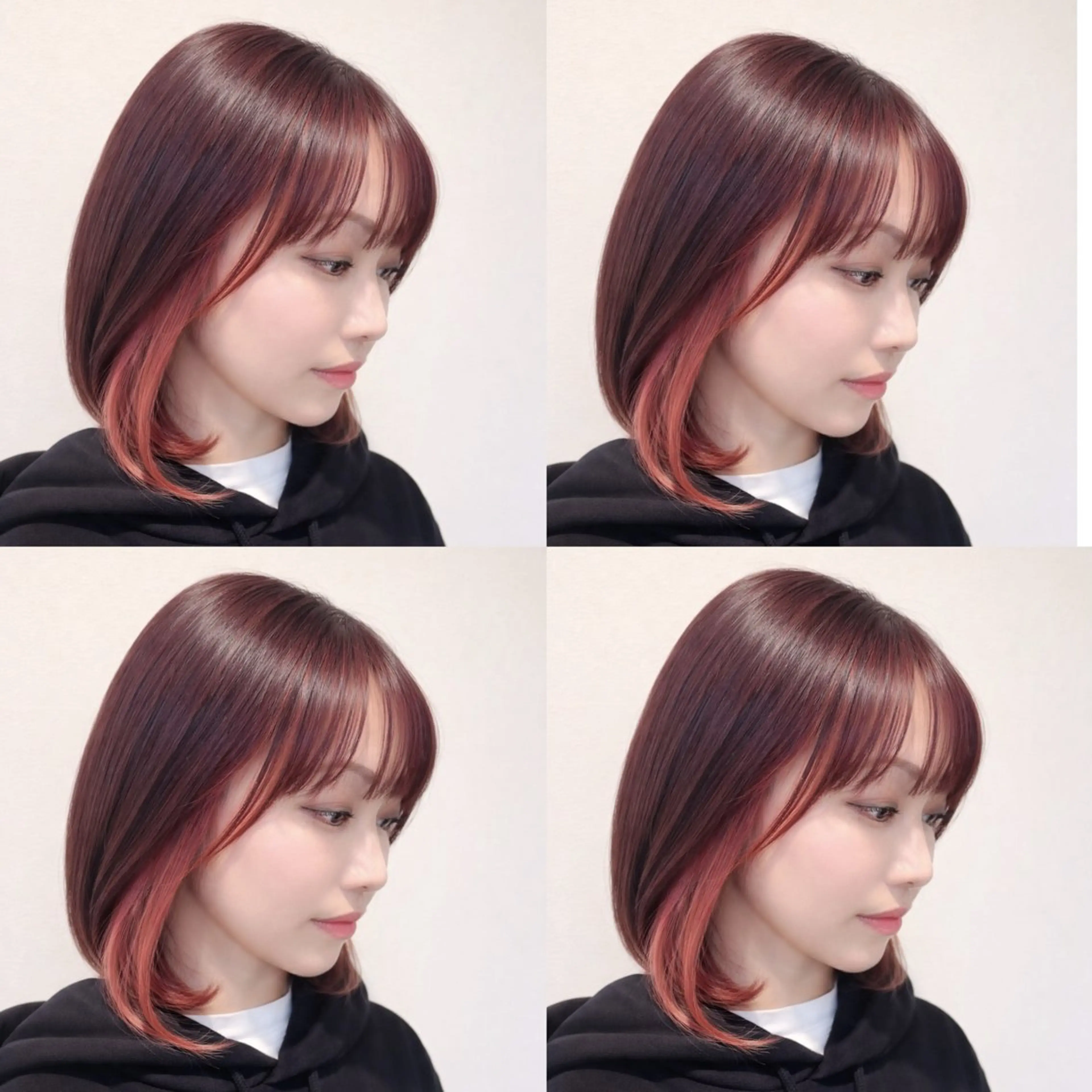 ミディアム カラー ブリーチ ケアブリーチ ケアカラー トリートメント 錦糸町駅前サロン🎀 髪質改善千早のヘアスタイル