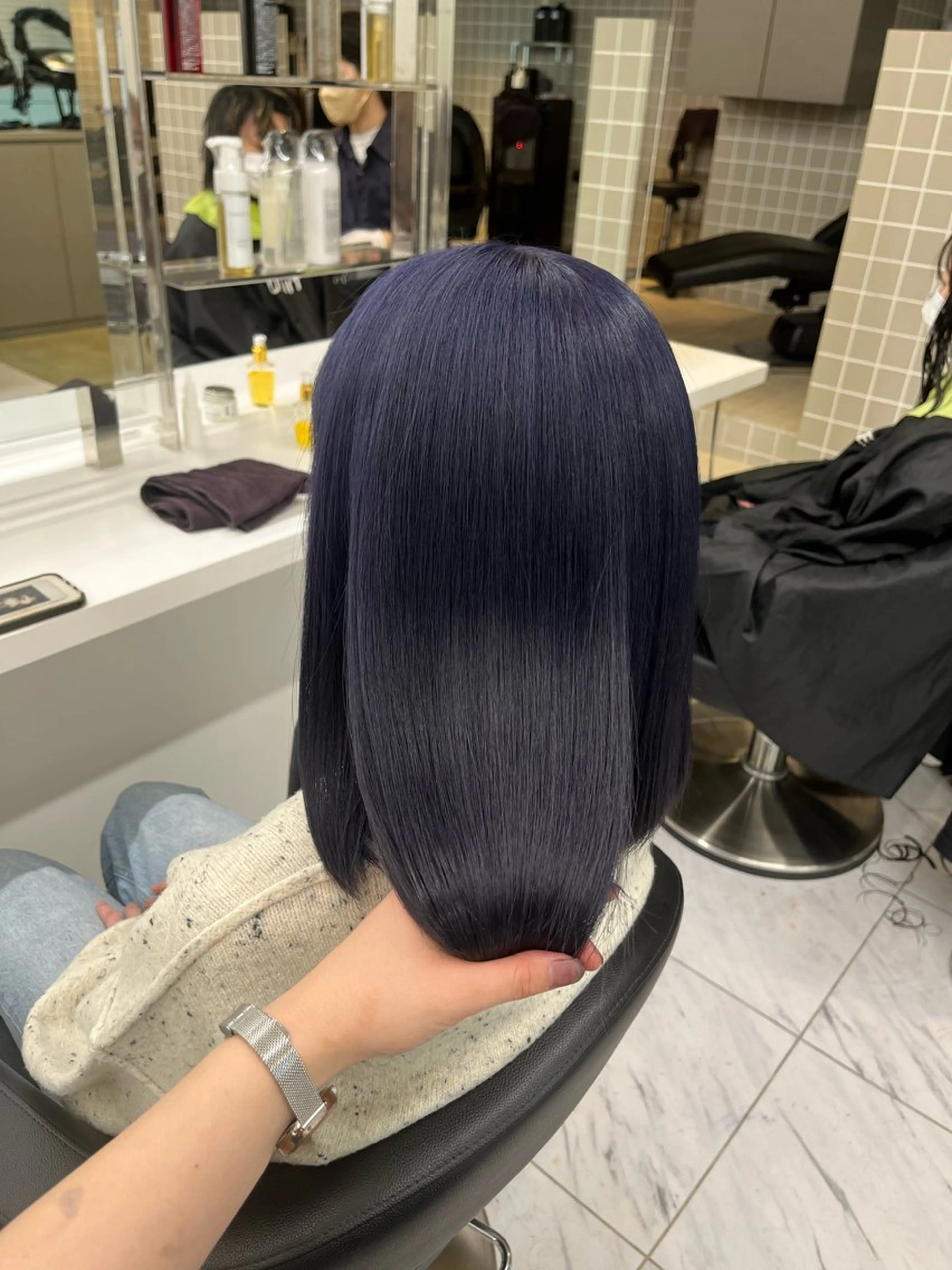 ロング カラー カット ヘアカラー トリートメント 韓国レイヤーカット /REIのヘアスタイル