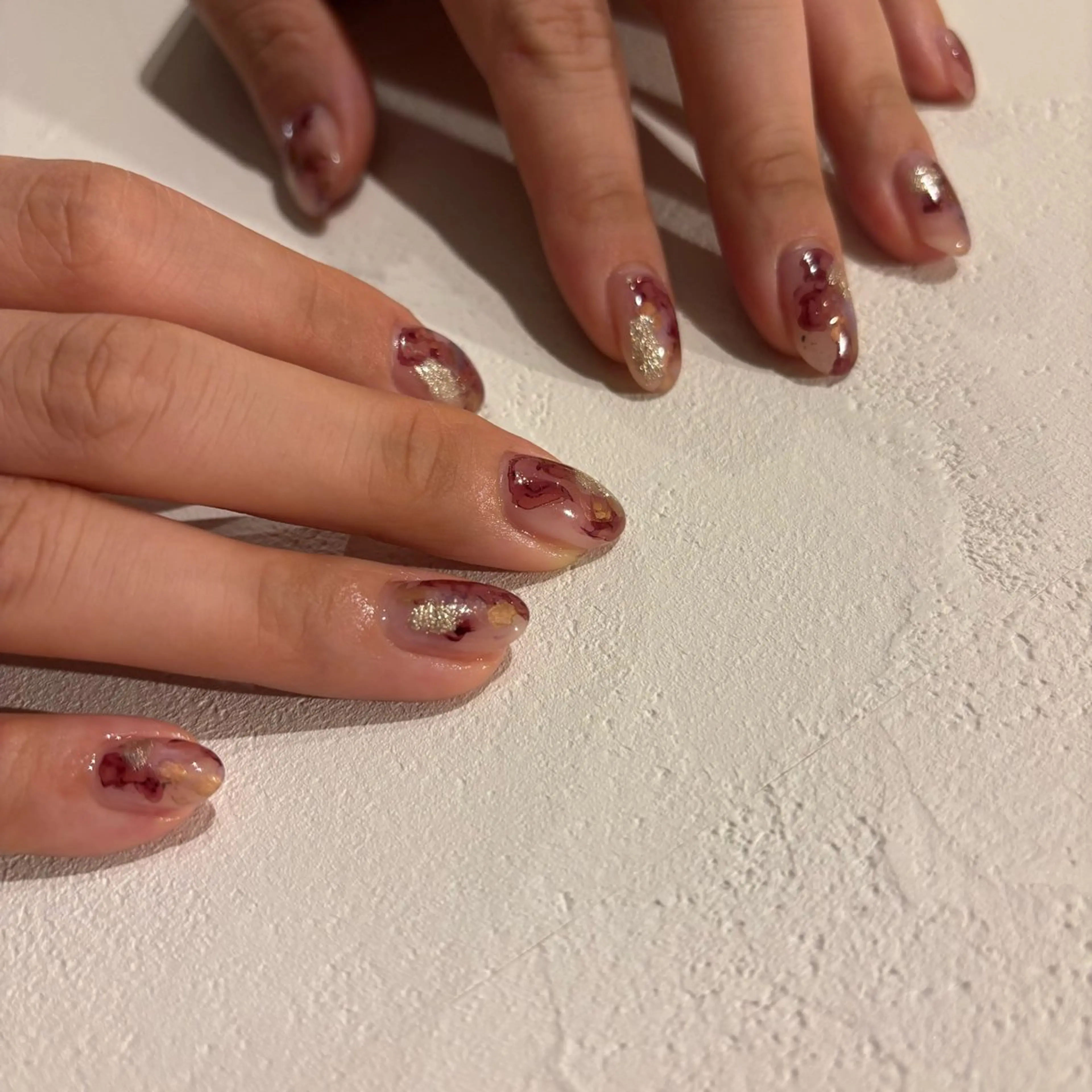 ネイル ニュアンスネイル ピンク ハンドネイル ikoi Raraのネイルデザイン