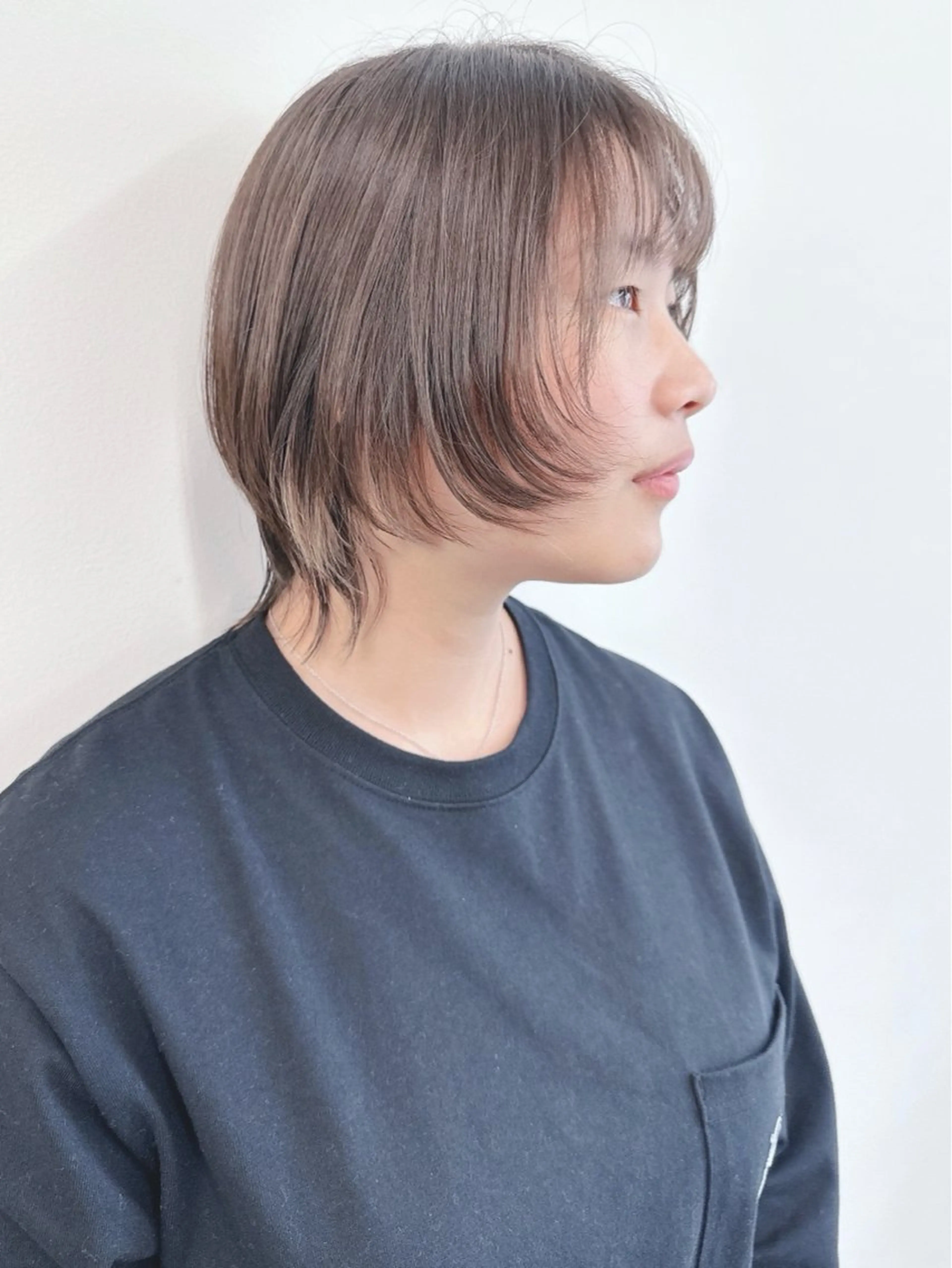 ショート カット 小顔ボブ/お悩み解決 /ボブパーマ/とういのヘアスタイル