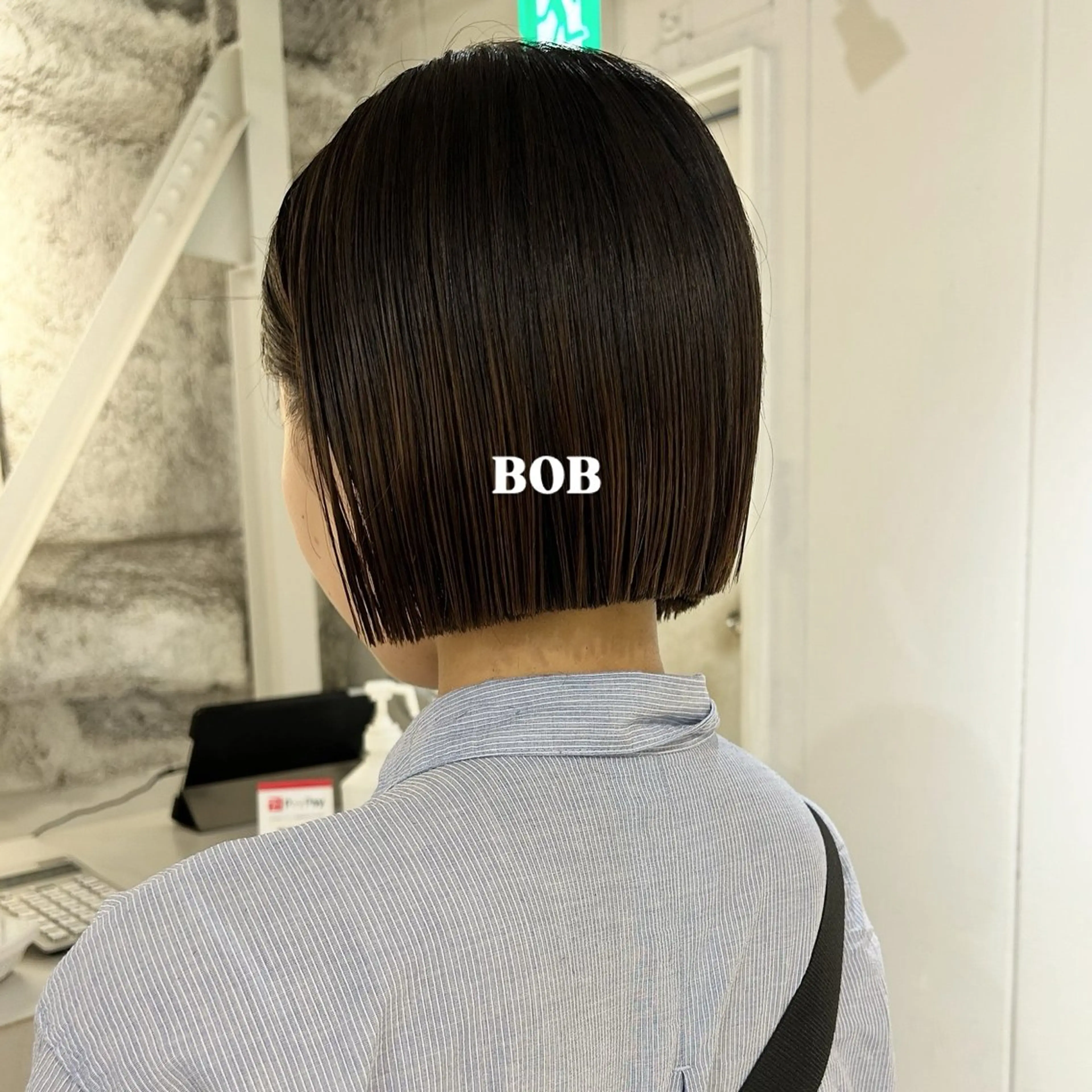 ショート カラー カット ヘアカラー トリートメント 切りっぱなしBOB 職人💜Anzuのヘアスタイル