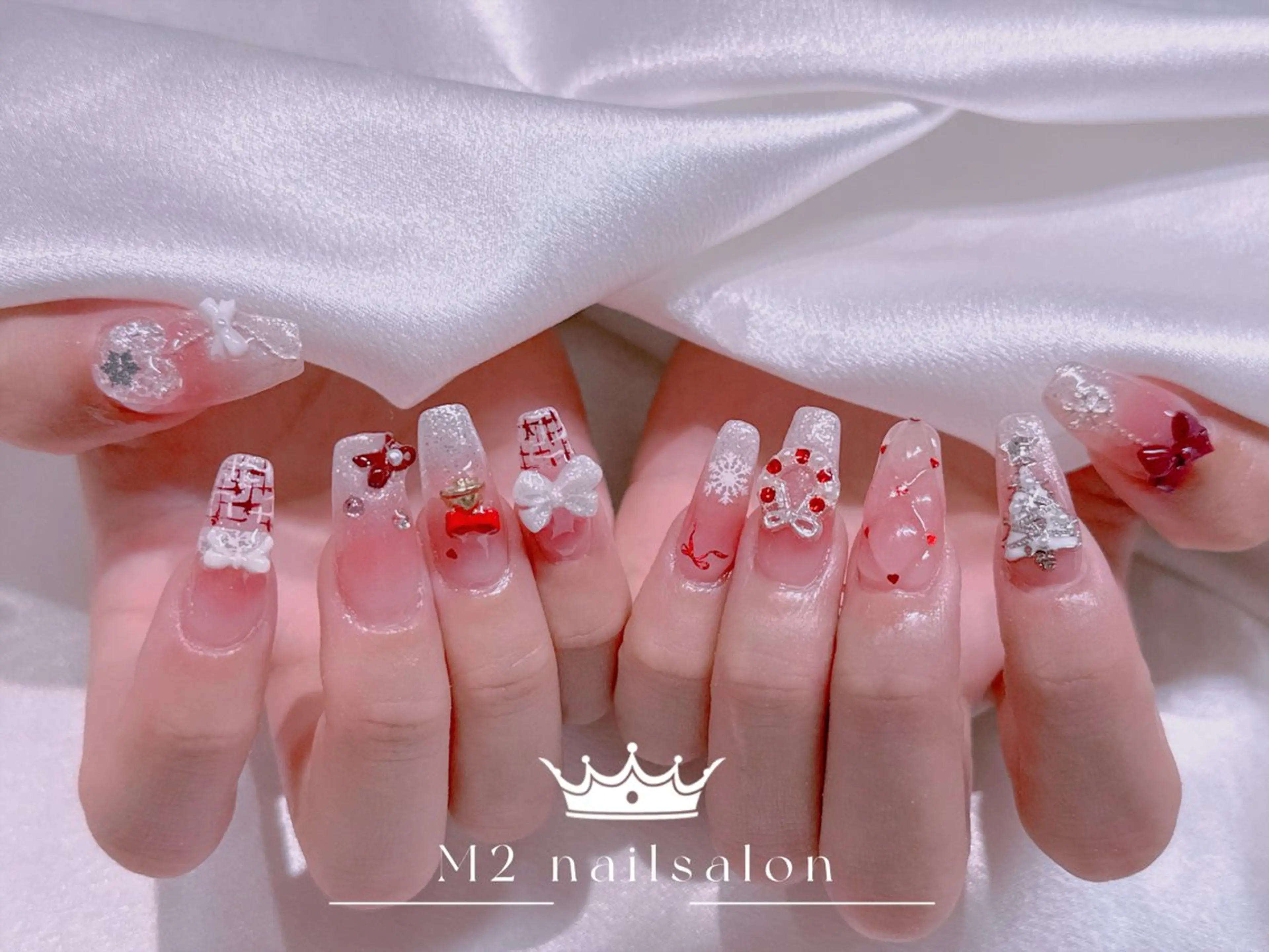 ネイル ハンドネイル 長さだし専門店 M2　rikaのネイルデザイン