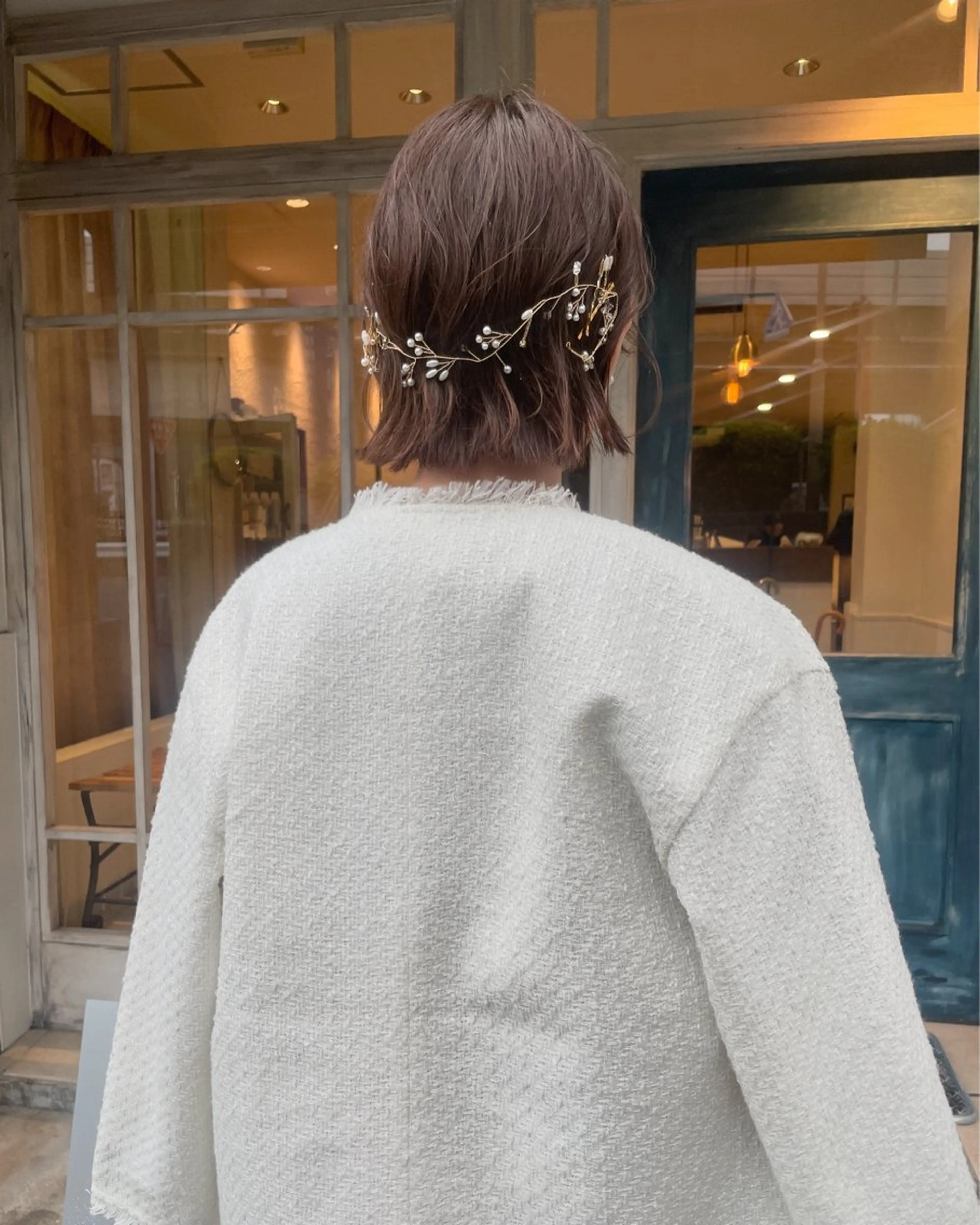 ショート ヘアアレンジ 🙃 透明感カラー/ボブのヘアスタイル