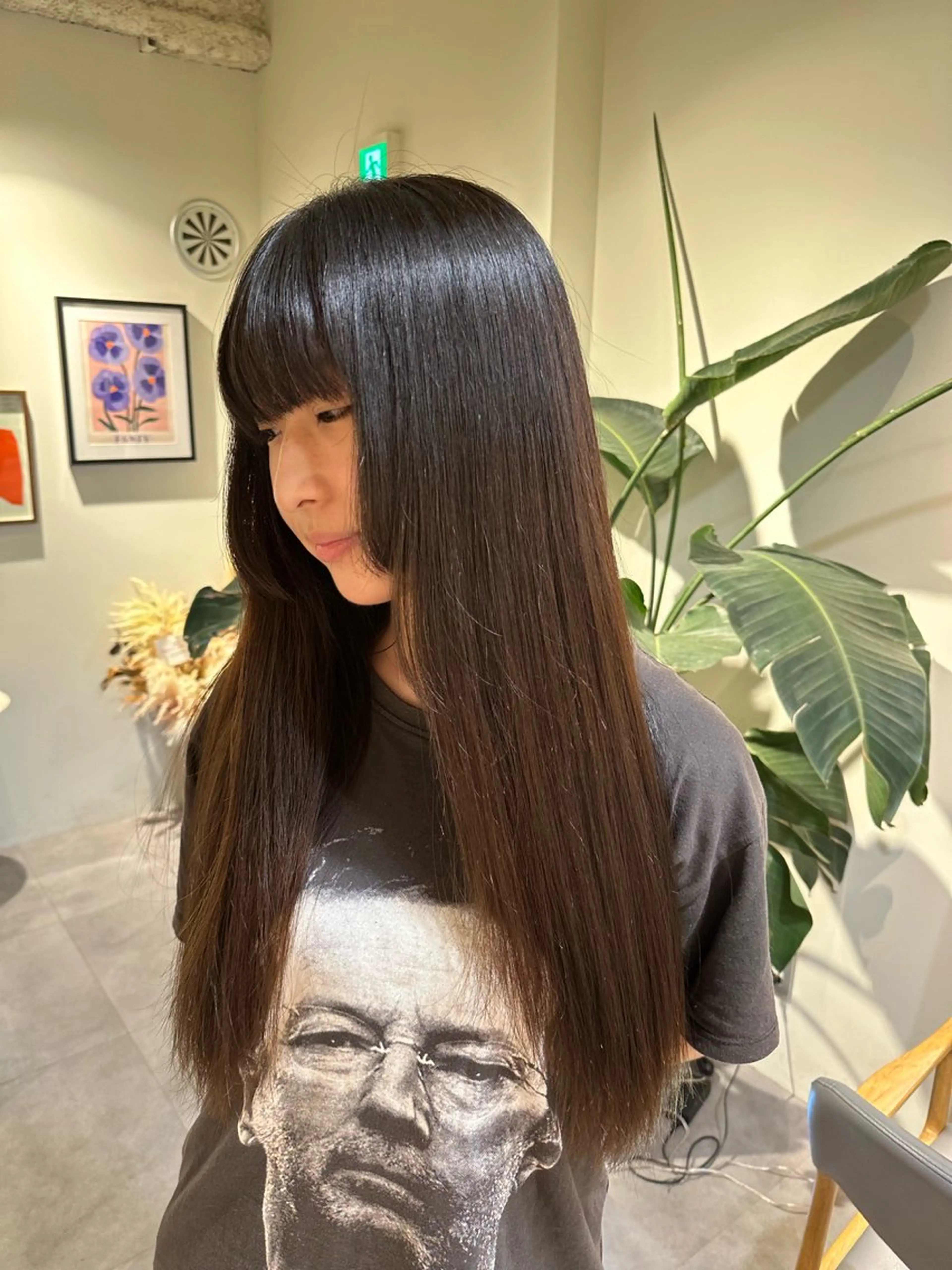 ロング 縮毛矯正 roka  harajuku所属・HANAME 原宿美容室のヘアスタイル