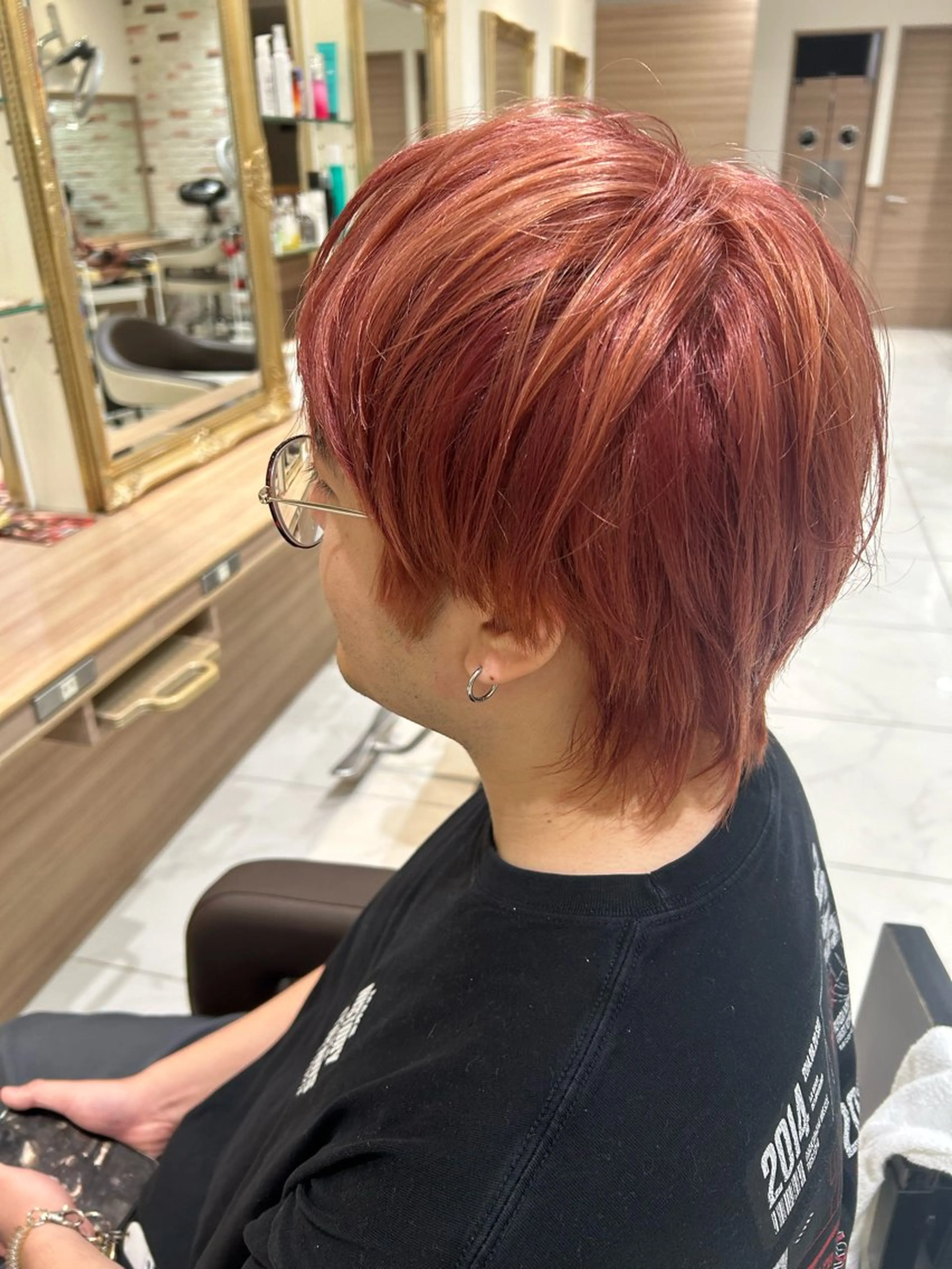 カラー メンズ パーマ/ハイトーン 🌀中川航亜🌀のヘアスタイル