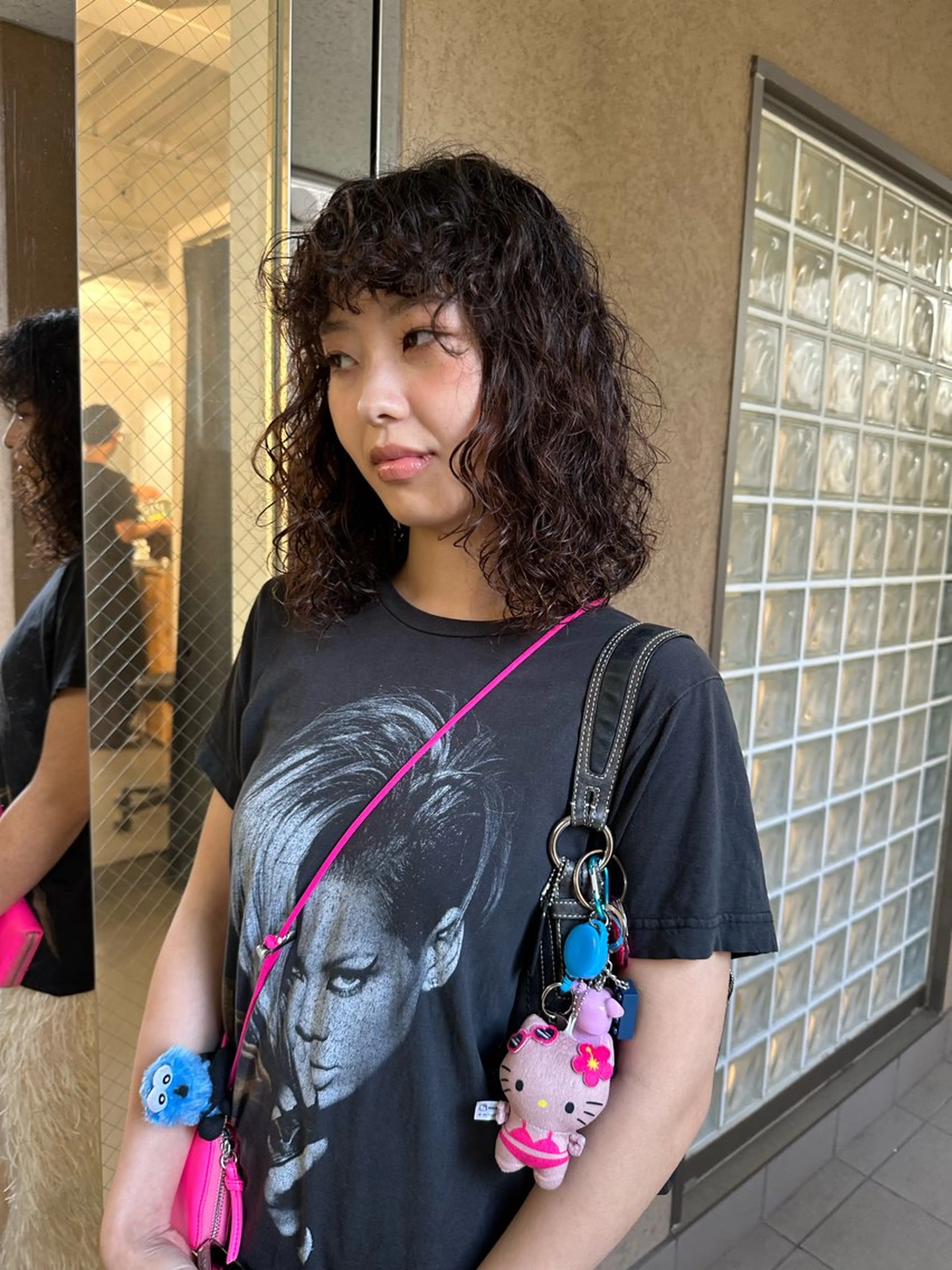 ミディアム パーマ カット パーマ お悩み解決パーマ hana🩰のヘアスタイル