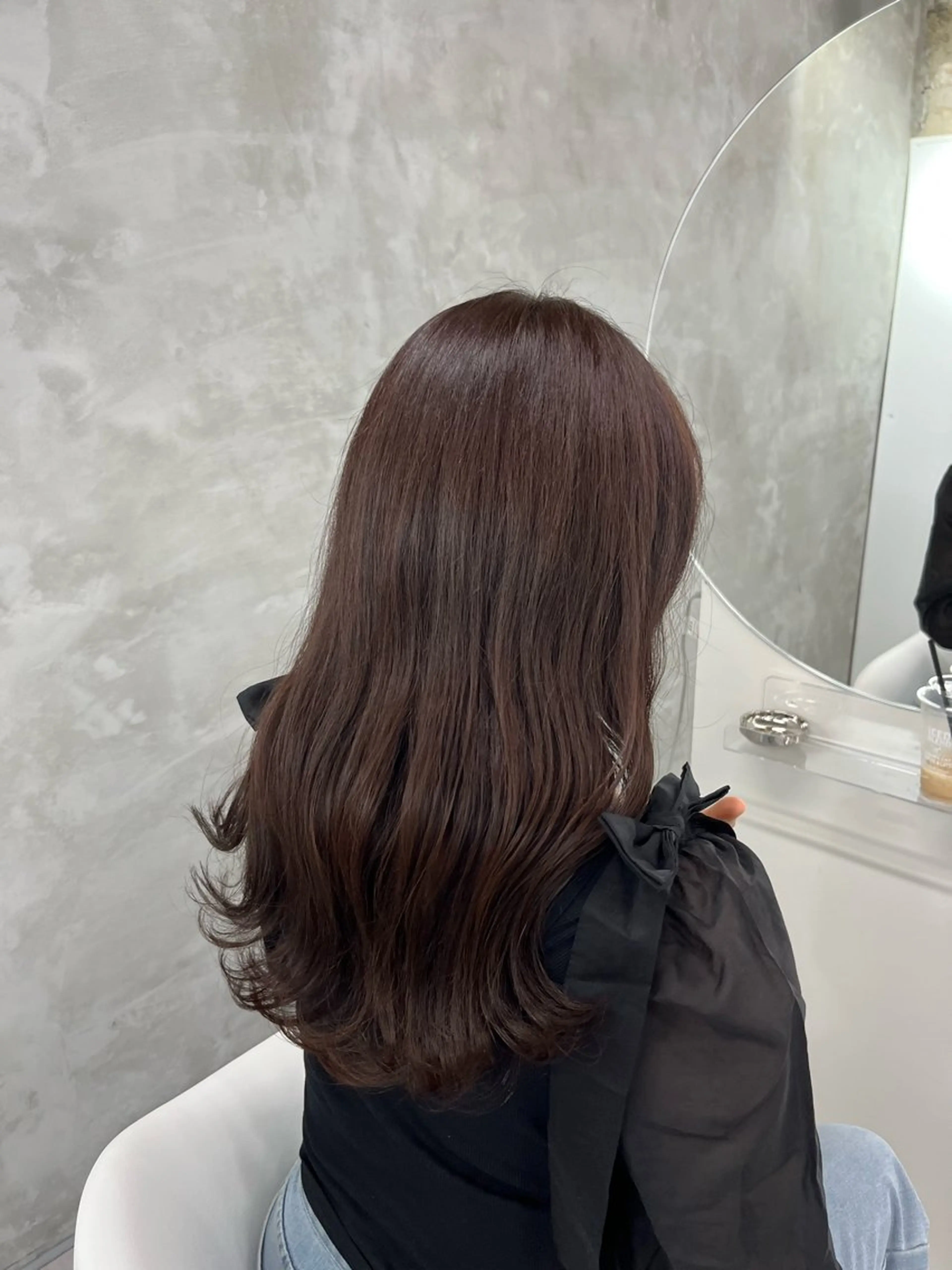 ロング カット ヘアカラー yuuna ✮ レイヤーカットのヘアスタイル