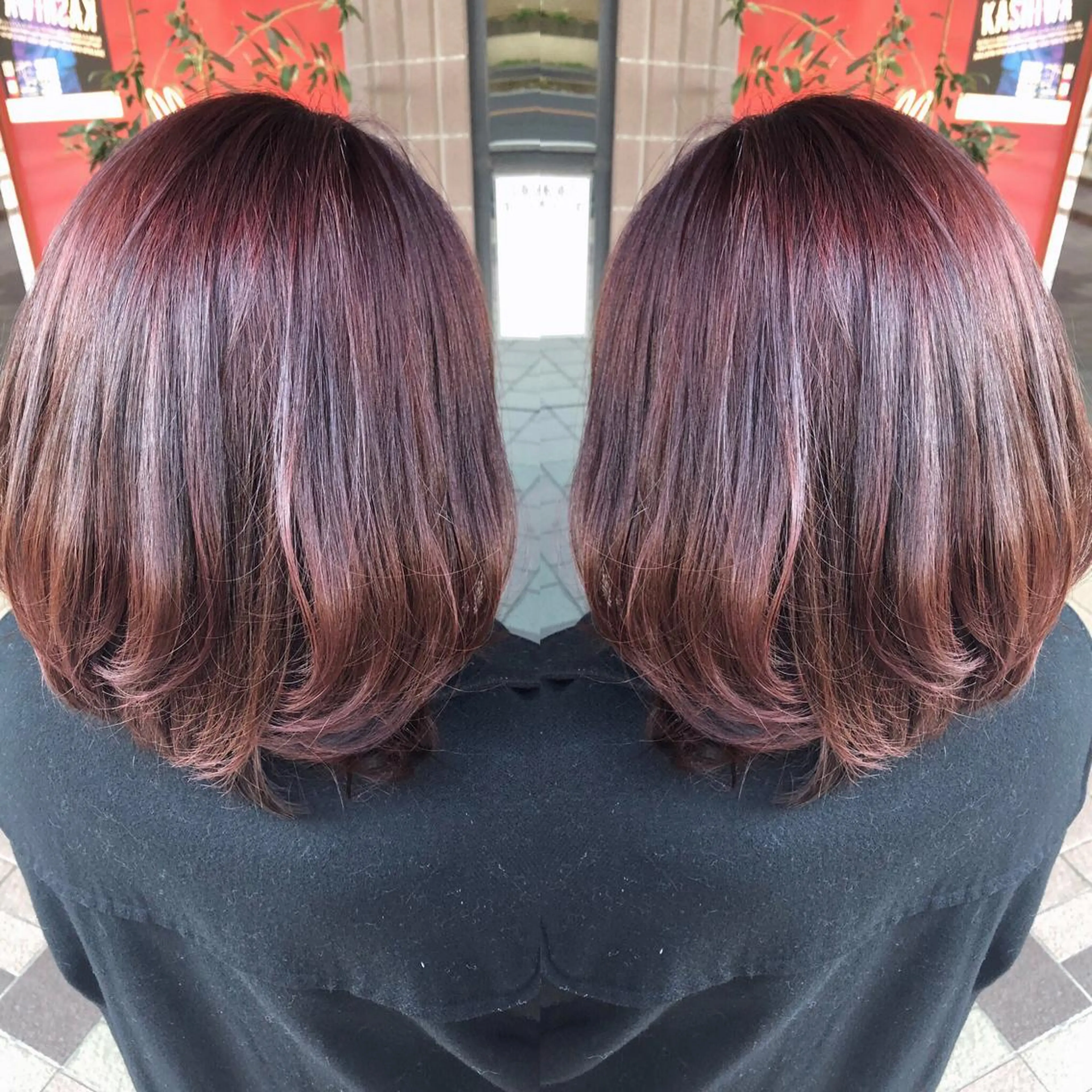 カラー バイオレットカラー ヘアカラー トリートメント 後藤 陽花子のヘアスタイル