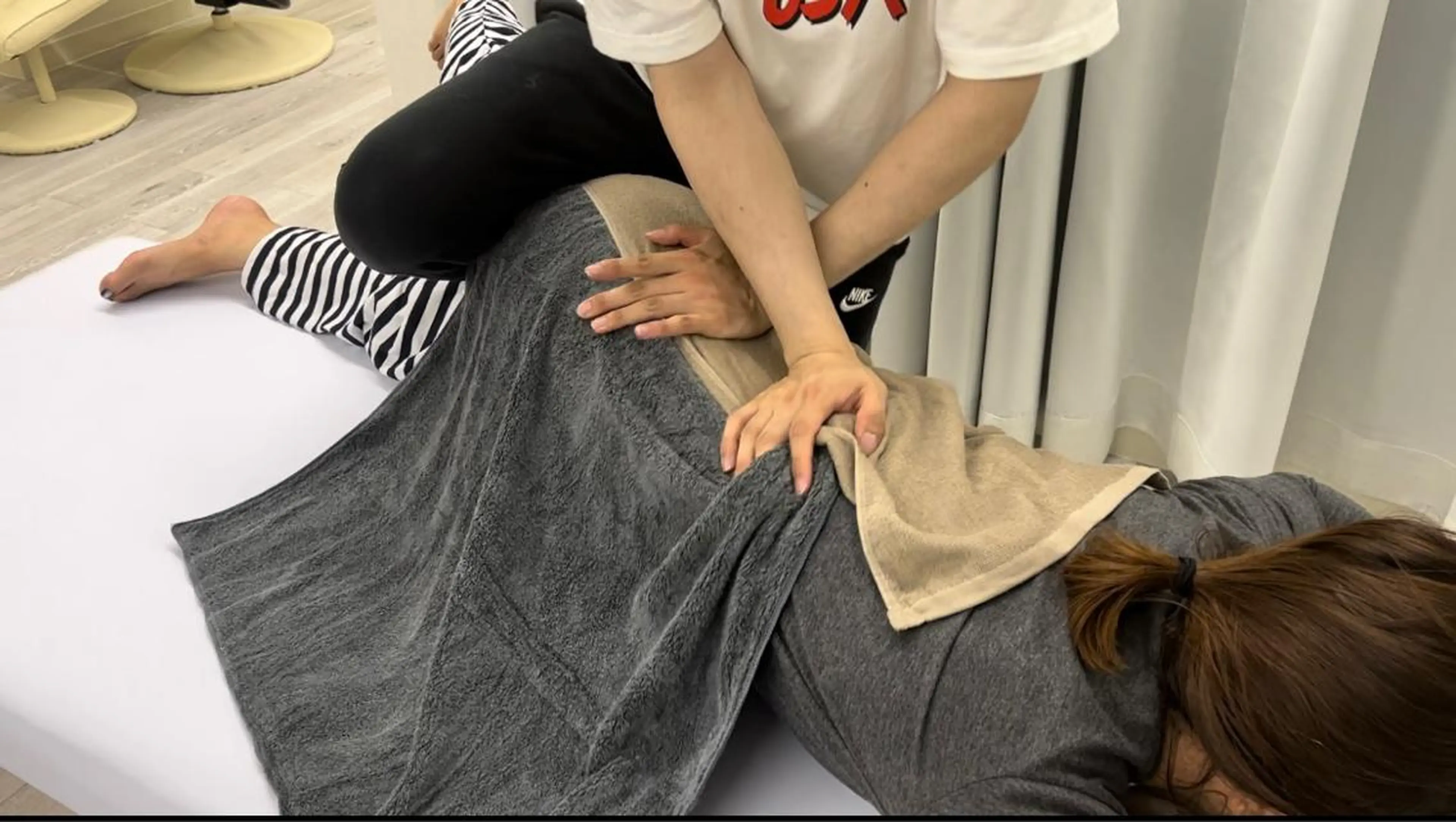 時間がない方、お仕事の合間に期待方必見！！30分で体が楽に！？お悩みの箇所をお伝え頂きその都度体を変化させるメニューの写真