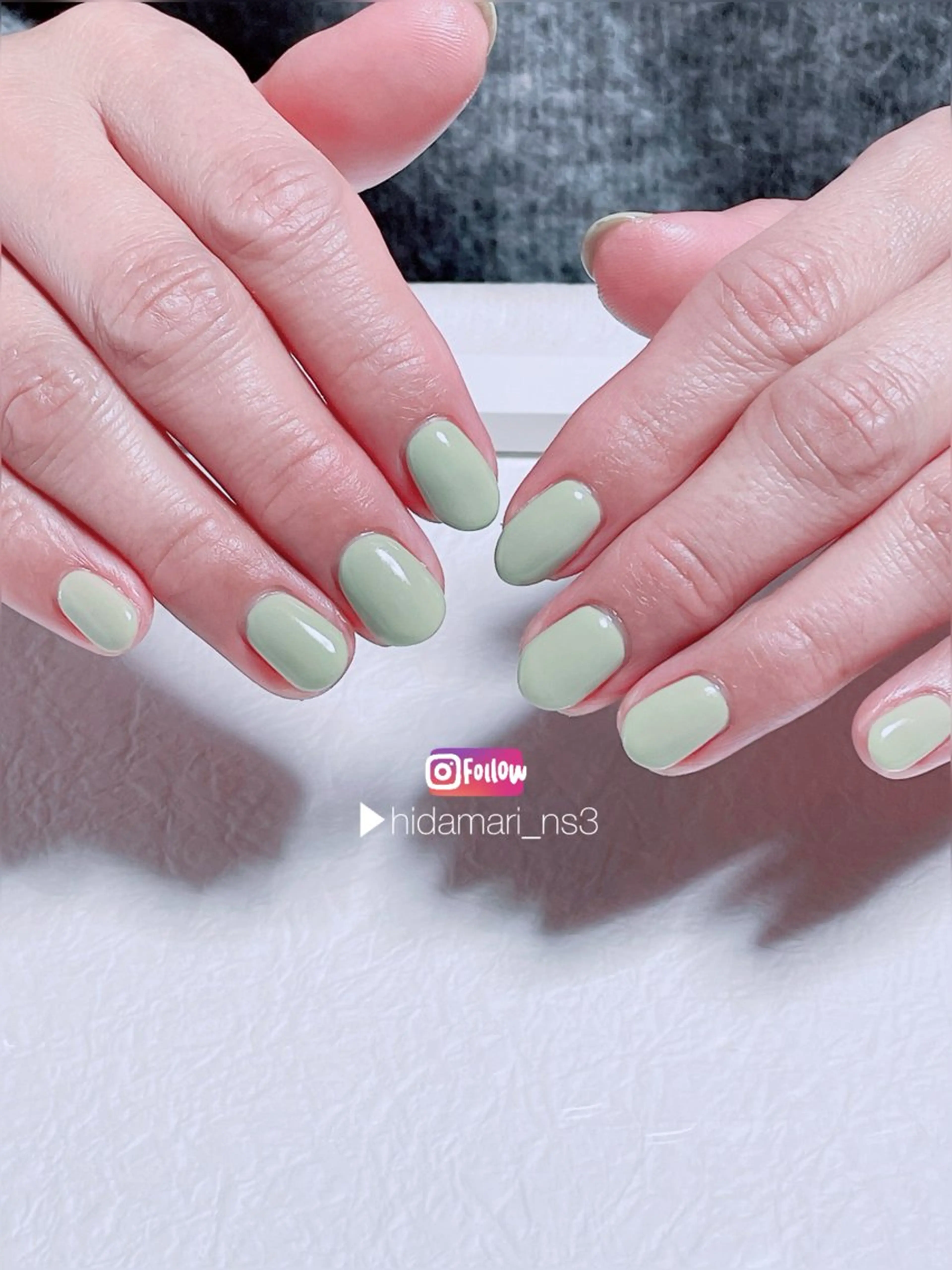 ネイル ピスタチオネイル 春ネイル ハンドネイル NailSalon ひだまりのネイルデザイン