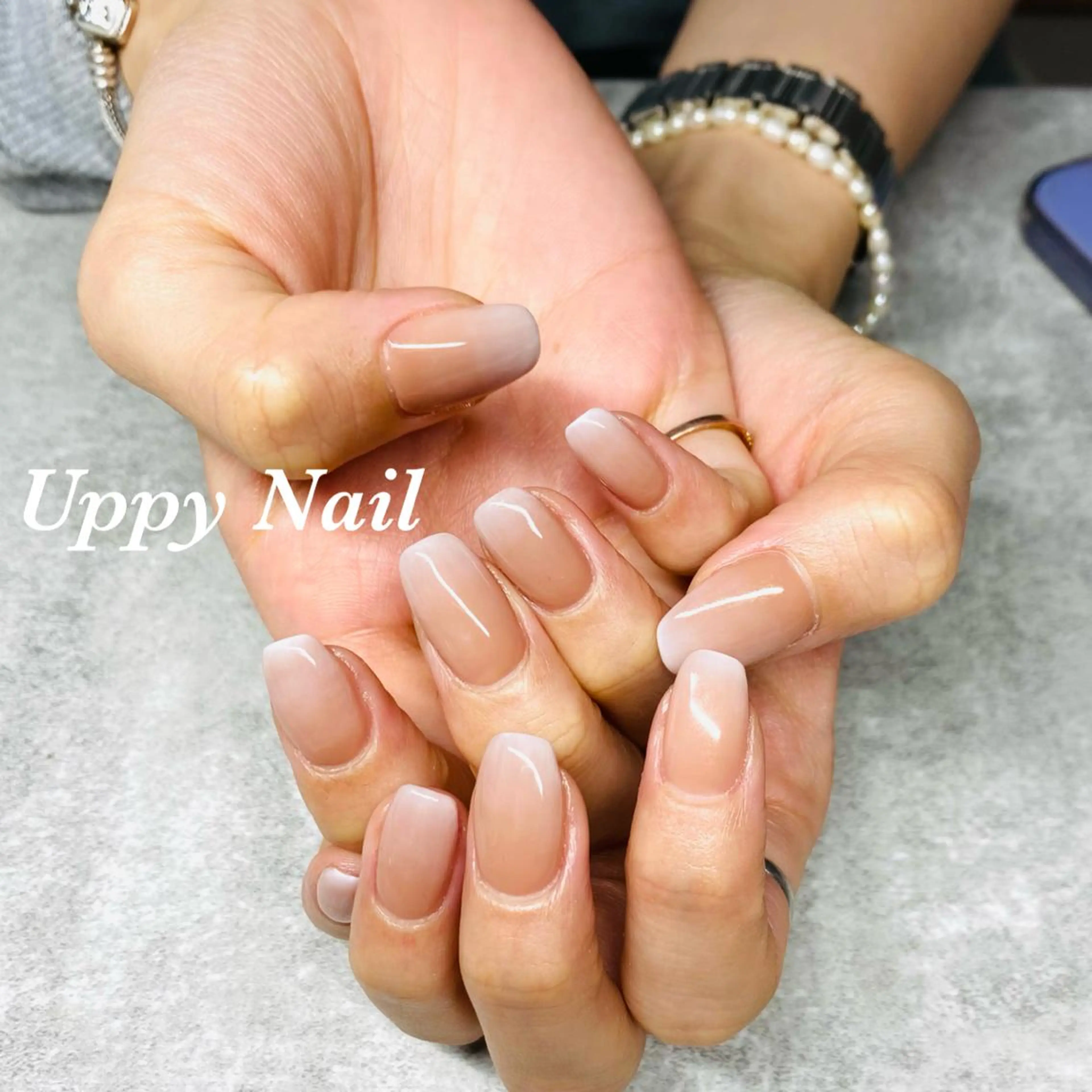 ネイル シンプルネイル ハンドネイル Uppy Nail ukyoのネイルデザイン