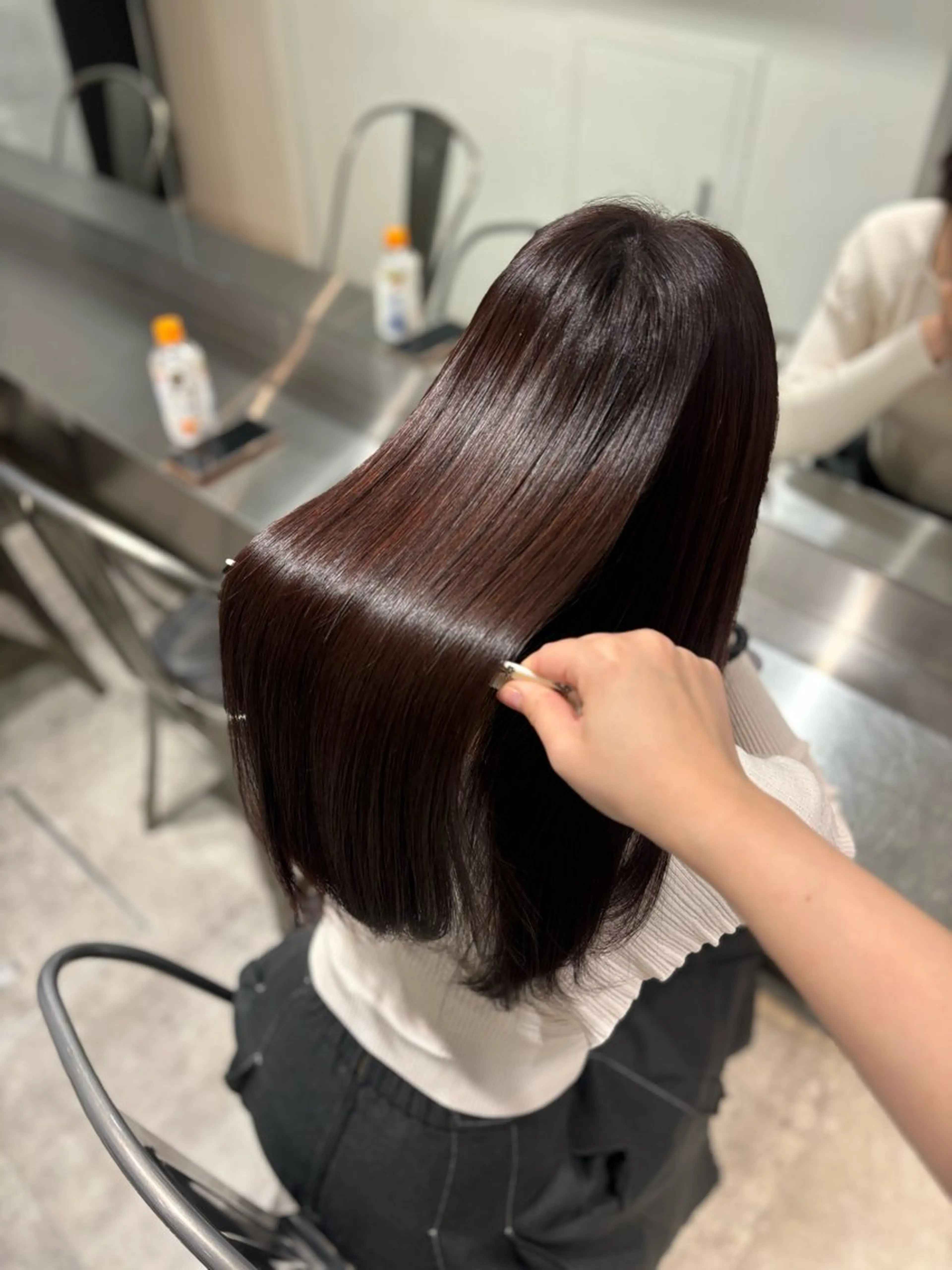 ロング 髪質改善 髪質改善♡ 保坂汐音のヘアスタイル