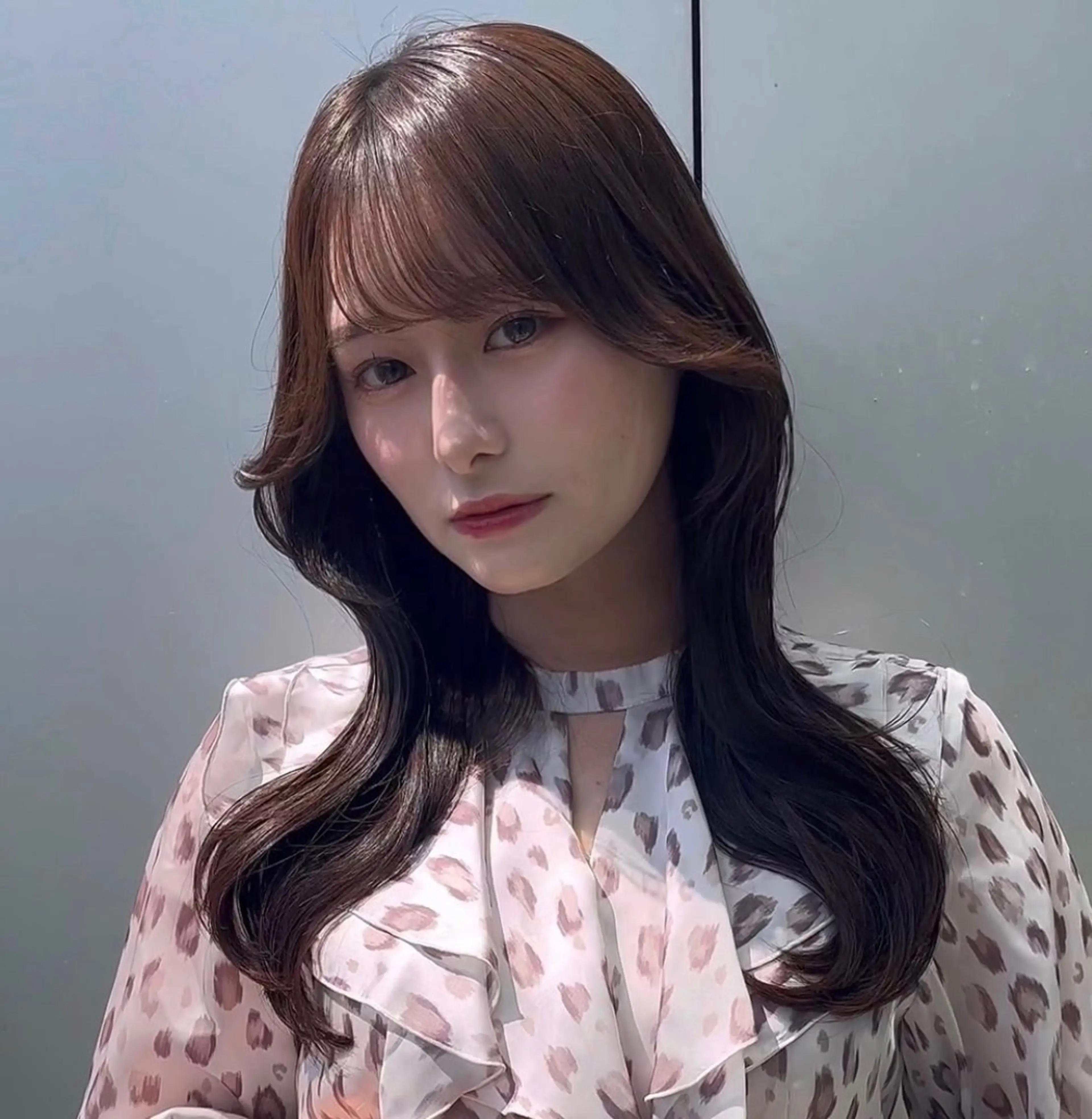 ミディアム カラー カット ヘアカラー トリートメント 🌫️大人韓国ヘア 🌫️naoyaのヘアスタイル