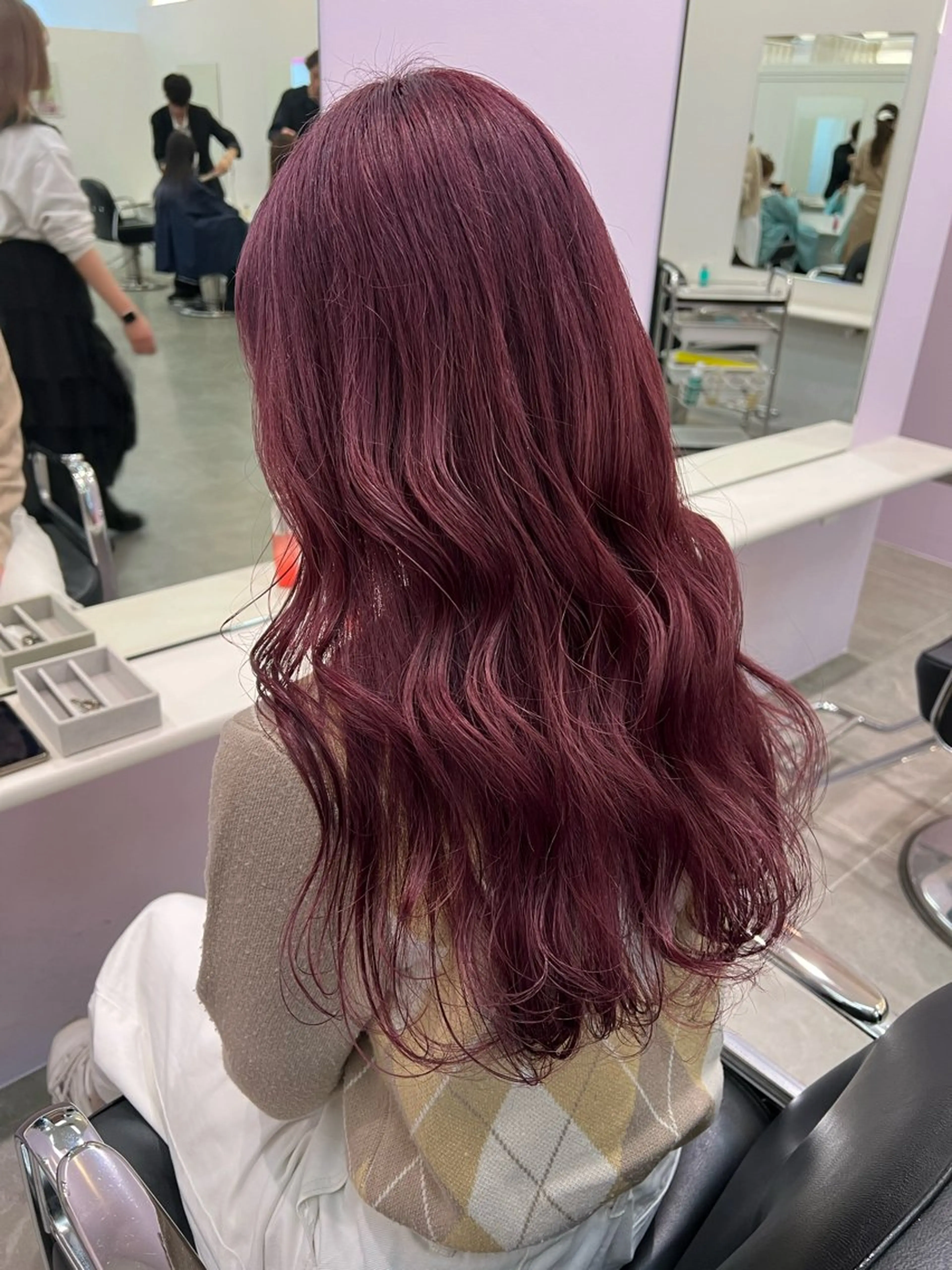 セミロング カラー ヘアカラー ParveMix /  相馬 さくらのヘアスタイル