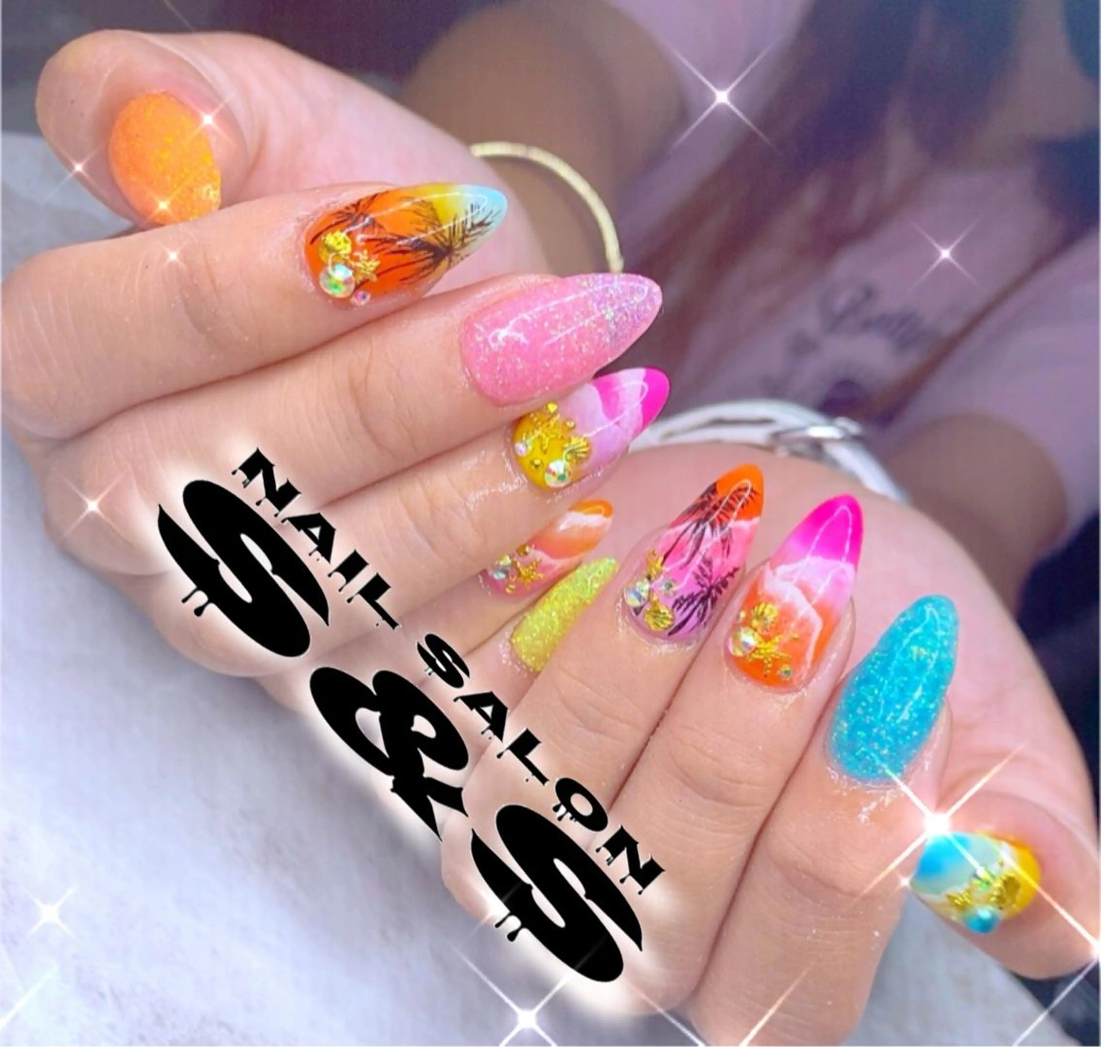 ネイル 長さ出し メンズネイル 持ち込み スカルプネイル S&S 村田小百合のネイルデザイン